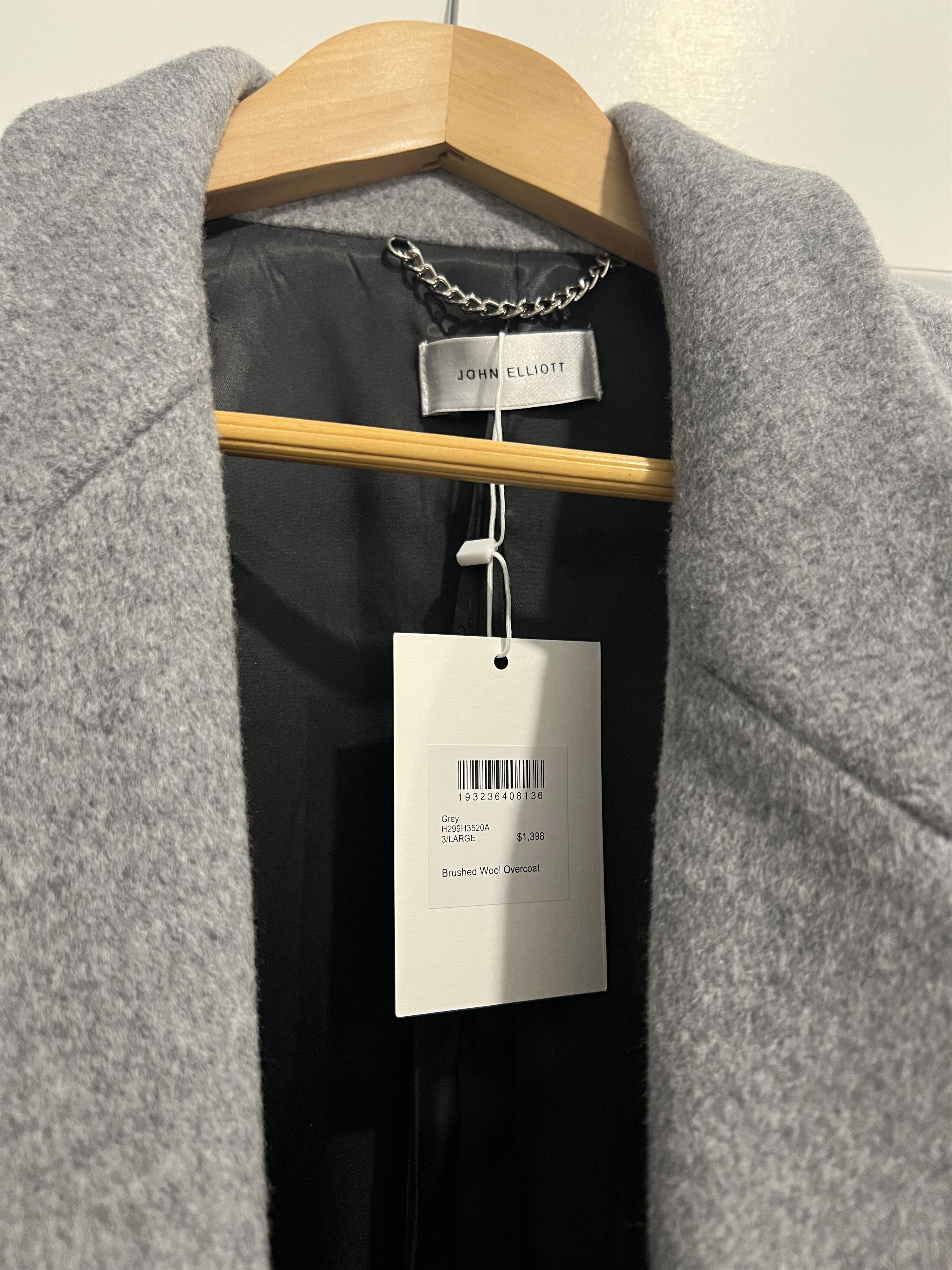 John Elliott Wool Overcoat Size US L / EU 52-54 / 3 - 5 Thumbnail