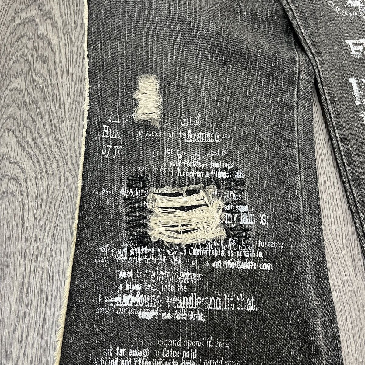 14th Addiction Bernings Sho - Phython Hybrid Flare Jeans Lgb Style Size US 27 - 4 Thumbnail