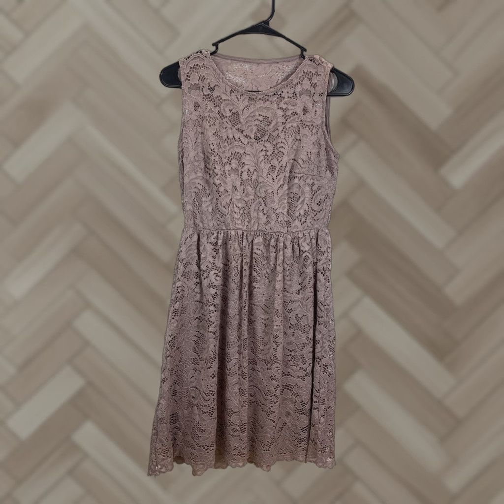 Vintage Candalite Dress Sleeveless Floral Purple M Women Short Pullover Casual Party/Cocktail Spring Summer Vintage No (adjusted) Size M / US 6-8 / IT 42-44 - 1 Thumbnail