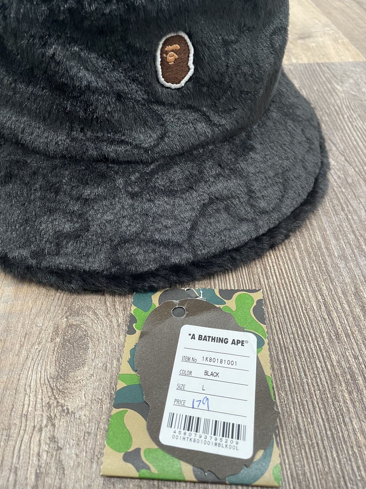APE ONE POINT FUR BUCKET HAT A BATHING APE（アベイシング