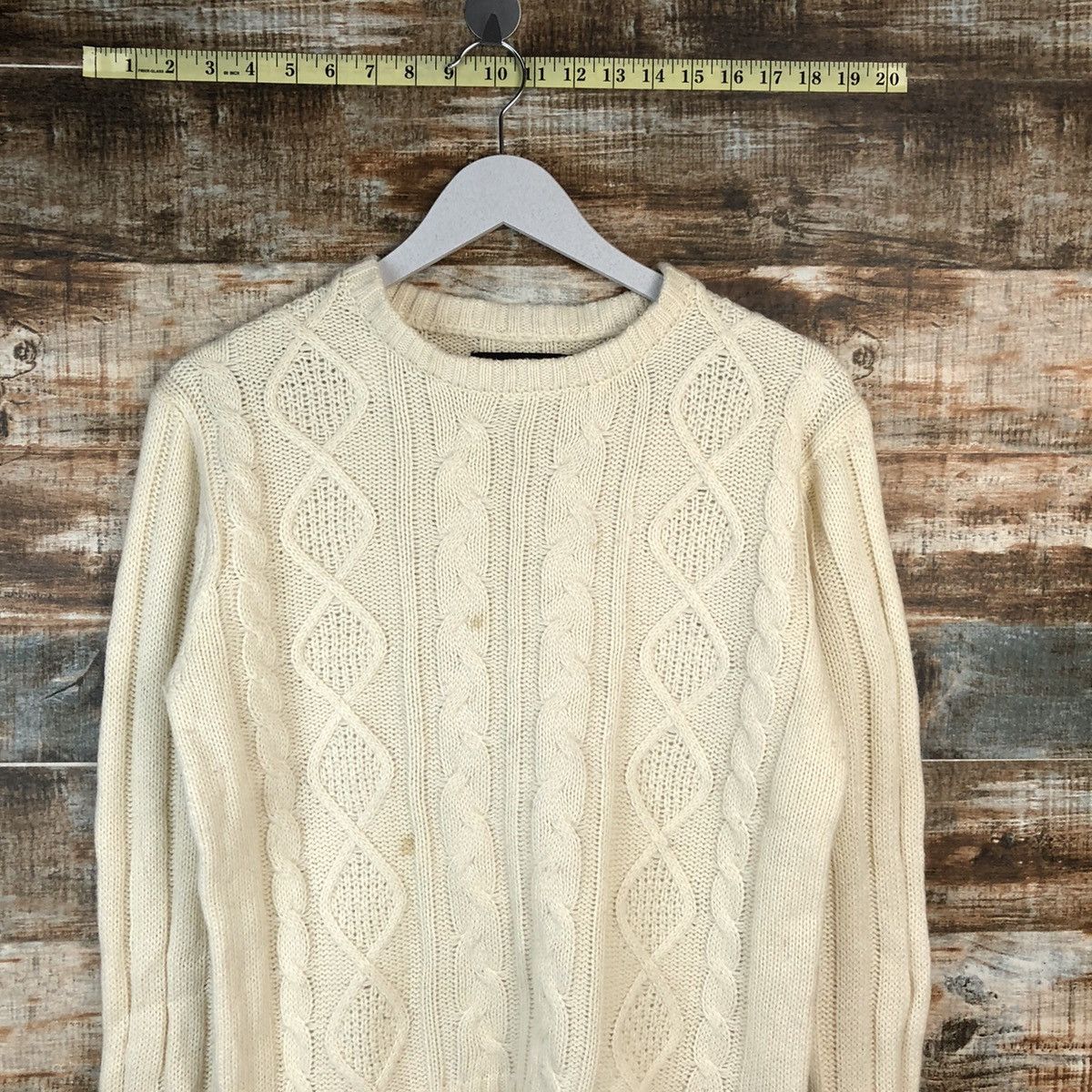 Vintage Wooders Doll White vintage Knitwear #A1623 Size M / US 6-8 / IT 42-44 - 5 Thumbnail
