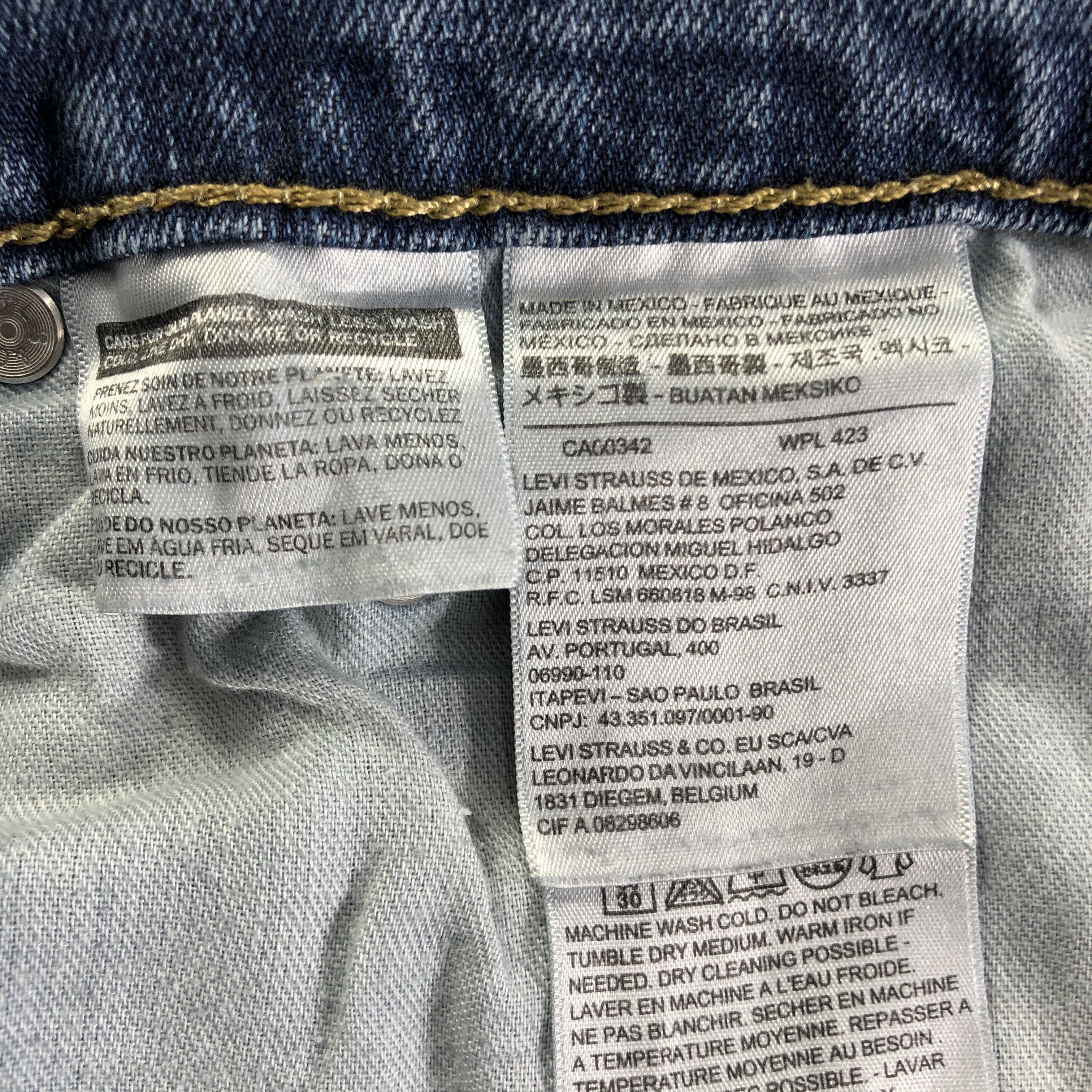 Levi's × Vintage Vintage Blue Wash Levis 513 Jeans-JM3447 Size US 34 / EU 50 - 9 Thumbnail