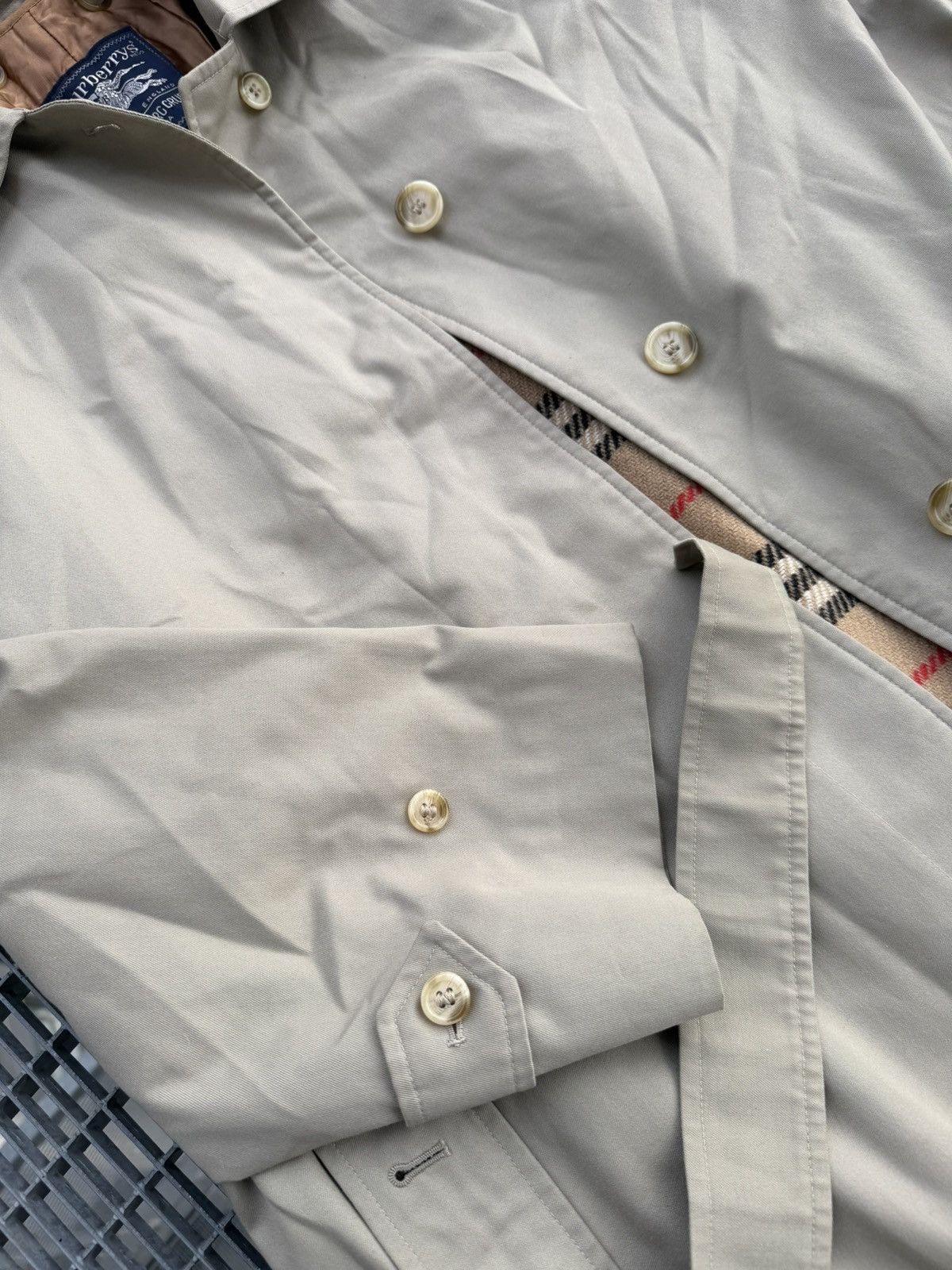 Burberry Burberrys Nova Check Insulated Trench Coat Size US XL / EU 56 / 4 - 7 Thumbnail