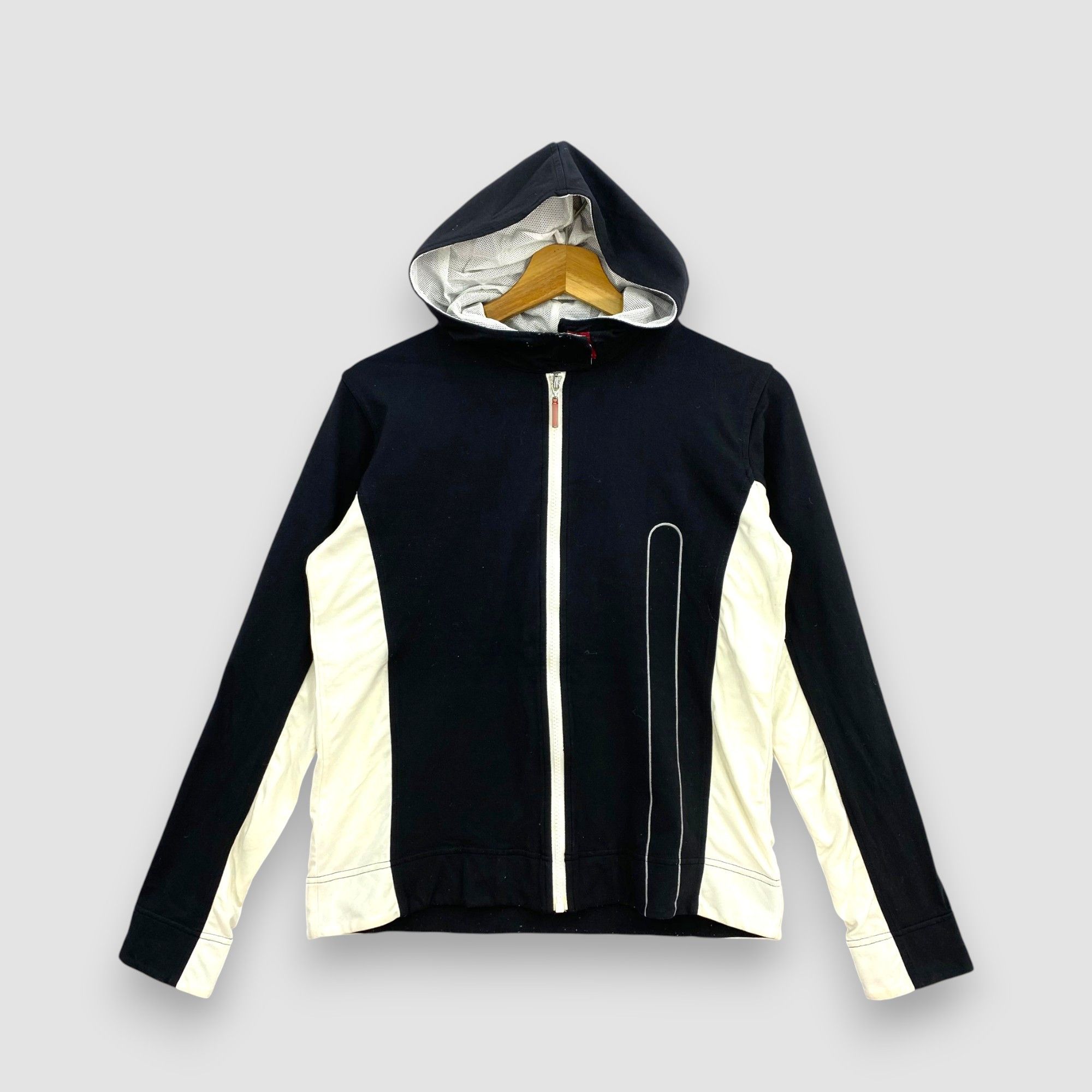 Courreges Vintage 90s Courreges Paris Sport Futur Hoodie Zip Jacket Size S / US 4 / IT 40 - 1 Thumbnail
