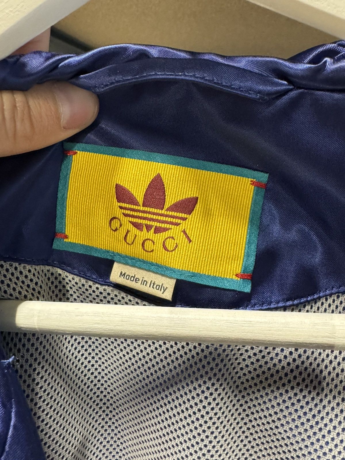Adidas × Gucci Gucci X Adidas GG Satin Jacket NEW 3200$ Size US S / EU 44-46 / 1 - 6 Thumbnail