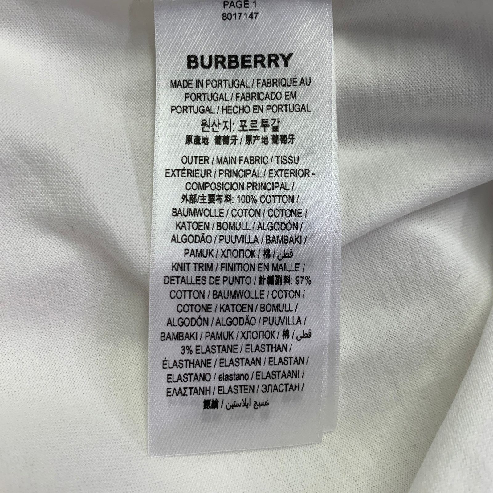 Burberry BURBERRY White Silver Cotton Studded Cutout Pullover Size XXS / US 00 / IT 34 - 7 Thumbnail