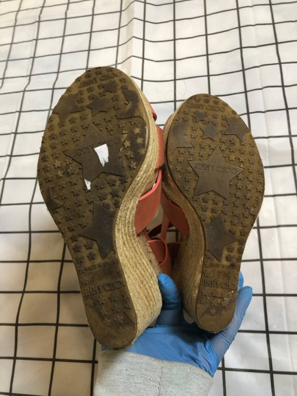 Jimmy Choo Jimmy Choo Minny Ankle Strap Sandals Camel Leather Burnt Size US 7.5 / IT 37.5 - 13 Thumbnail