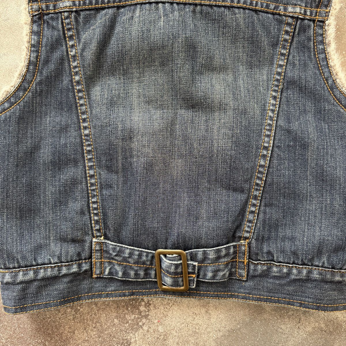 Seditionaries Japan Style Vintage Y2K Grunge Faux Fur Cropped Vest Size M / US 6-8 / IT 42-44 - 9 Thumbnail