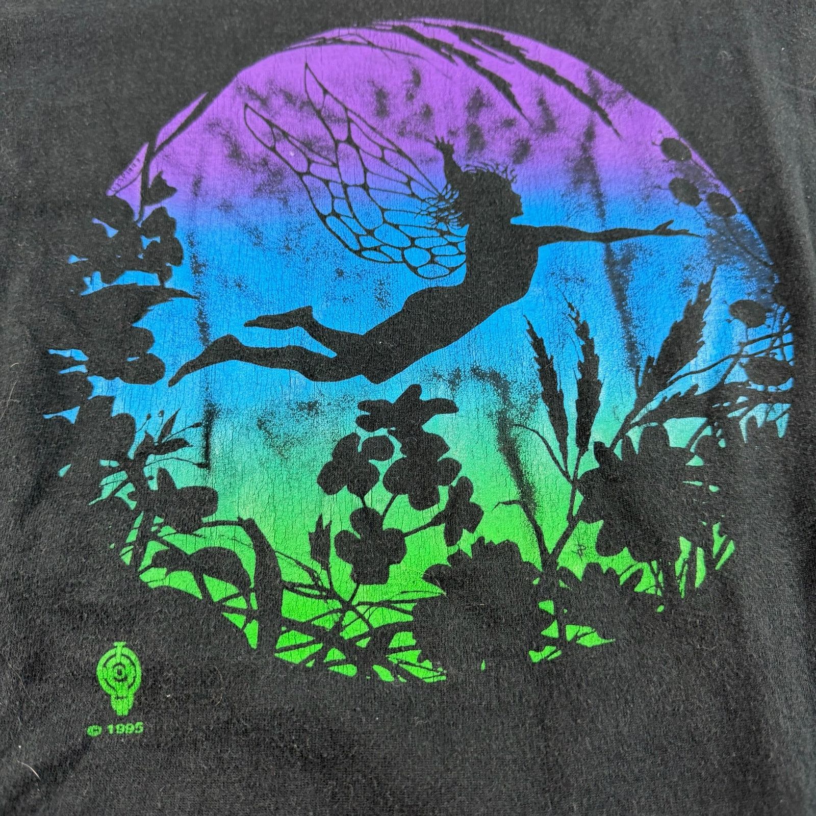 Fruit Of The Loom Vintage Fairy Nature Shirt Size XL Nature Shirt 1995 Size US XL / EU 56 / 4 - 2 Thumbnail