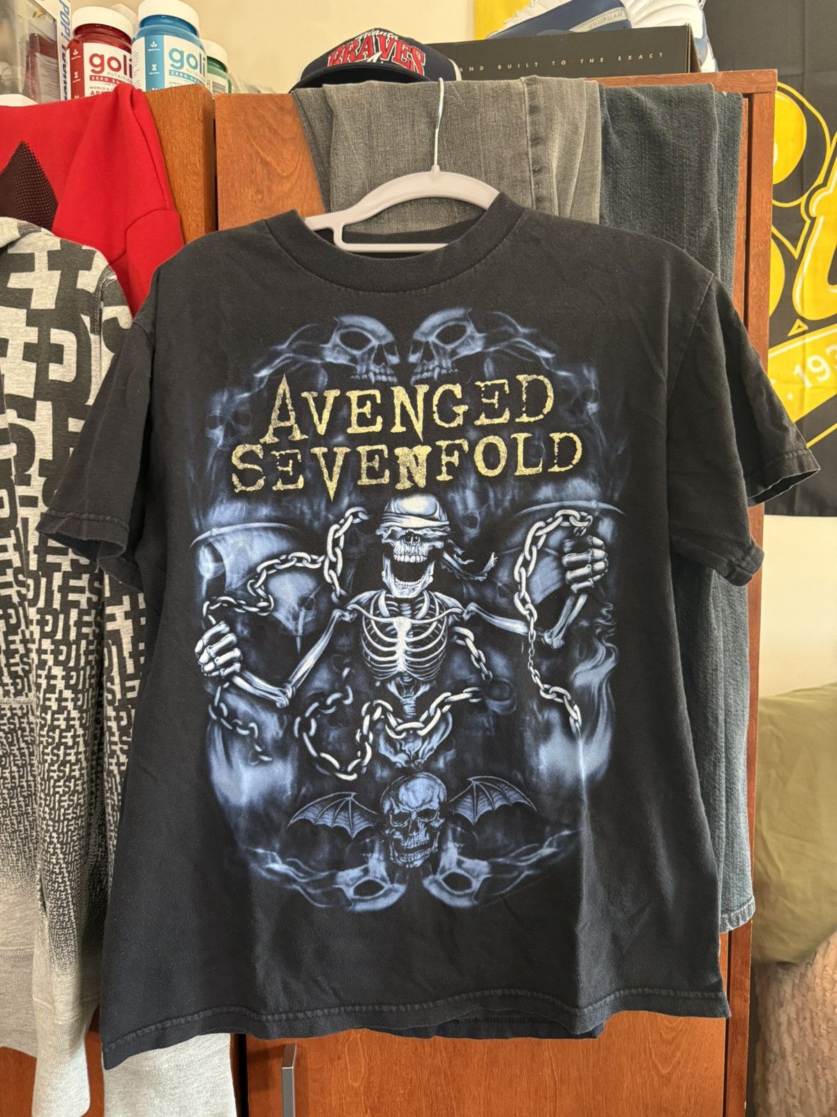 Hanes Avenged Sevenfold A7X Nightmare Tour 2010 Two-Sided T-Shirt Size US M / EU 48-50 / 2 - 1 Thumbnail