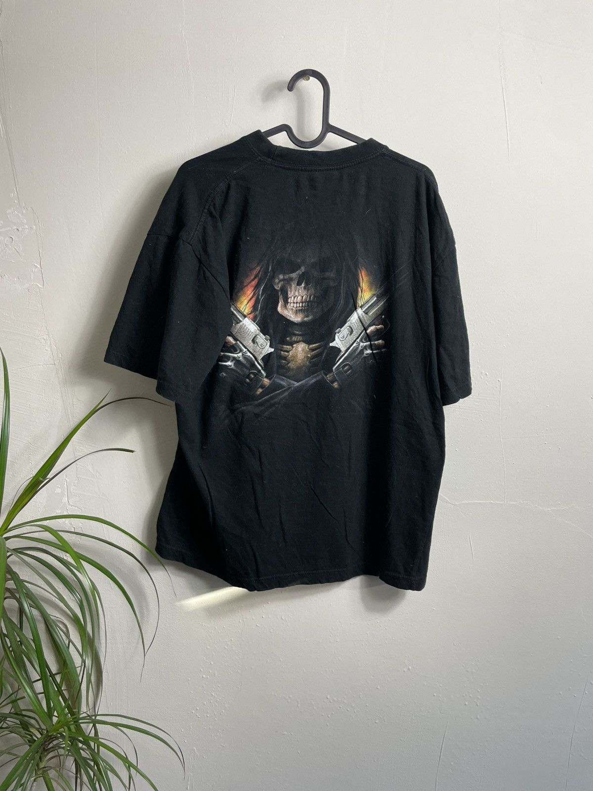 Band Tees × Rap Tees × Vintage 💀Men’s Vintage 00s T-Shirt Spiral Bad Ass Hype Biker Tee💀 Size US L / EU 52-54 / 3 - 2 Thumbnail