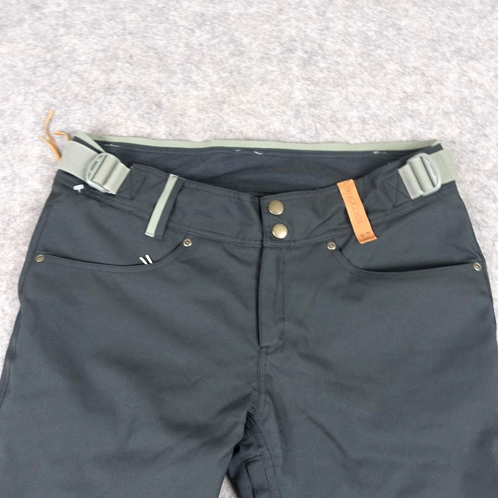 Vintage Holden Snow Pants Mens XL Black Waterproof Adjustable Waist Pockets Winter Ski Pants Mens XL Black Waterproof Adjustable Waist Pockets Winter Size US 36 / EU 52 - 2 Thumbnail