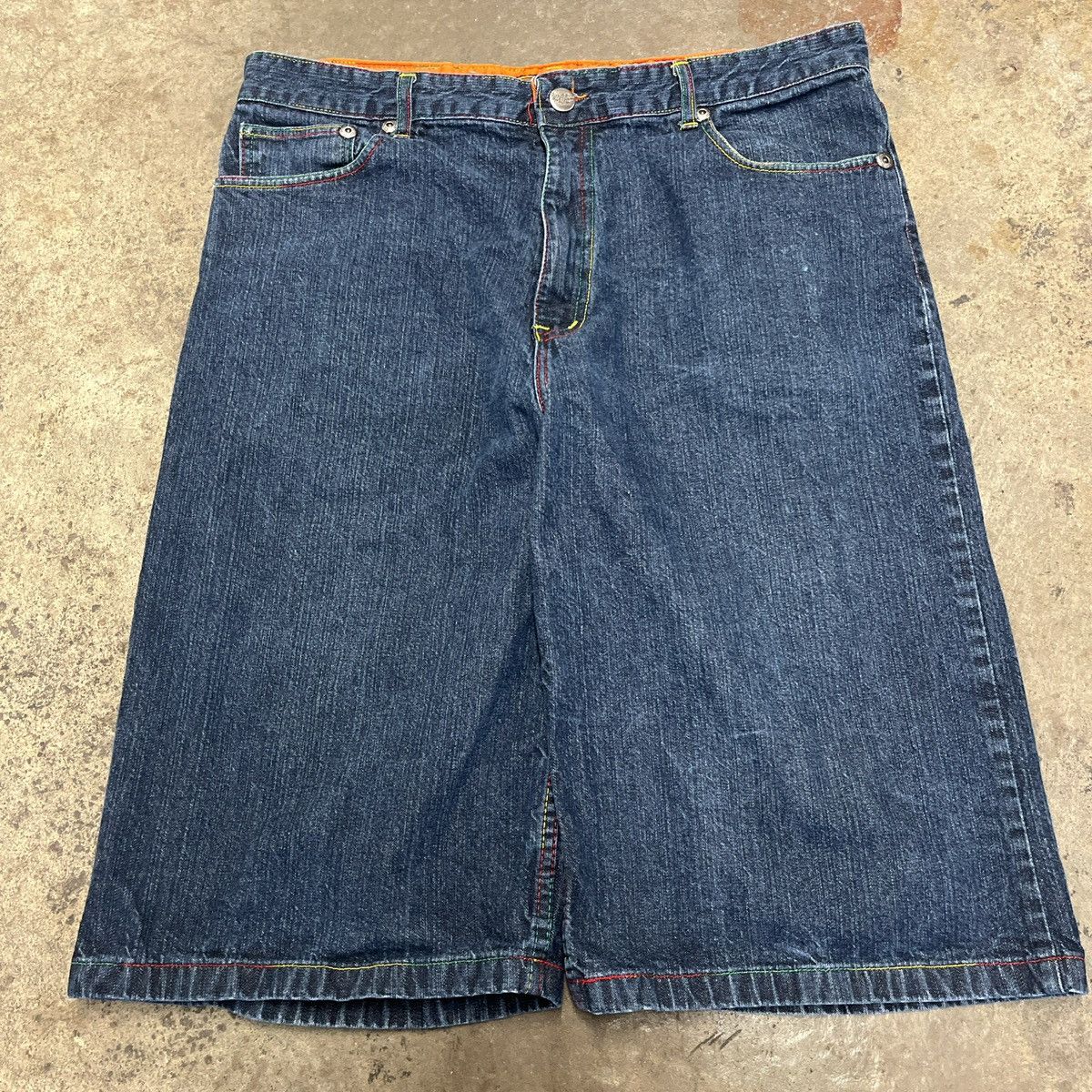 Brooklyn Xpress Y2K Brooklyn Express Jorts Mens 36 Faded Baggy Streetwear Size US 40 / EU 56 - 1 Thumbnail