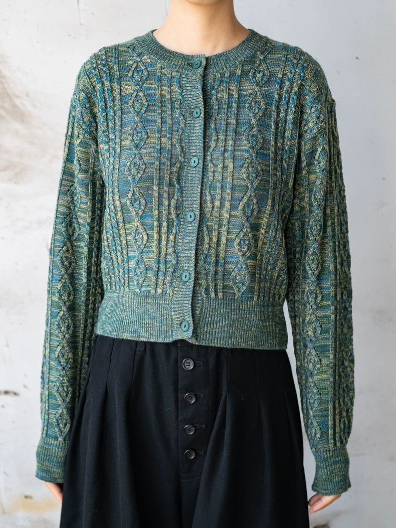 Kenzo KENZO Yellow and green wool knit sweater Size M / US 6-8 / IT 42-44 - 6 Thumbnail