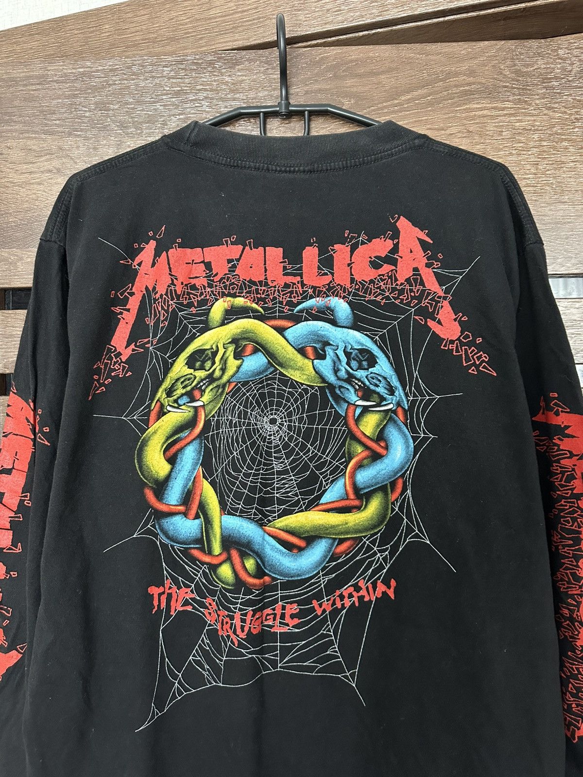 Metallica Metallica Tread On Vintage Band T-Shirt Tee Long Sleeve 90s Size US L / EU 52-54 / 3 - 5 Thumbnail