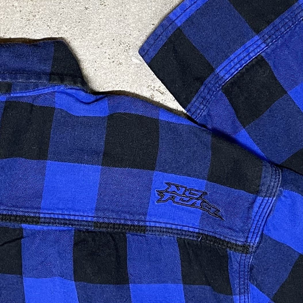 No Fear Vintage No Fear Embroidered Button Up Flannel Y2K Size US XL / EU 56 / 4 - 4 Thumbnail
