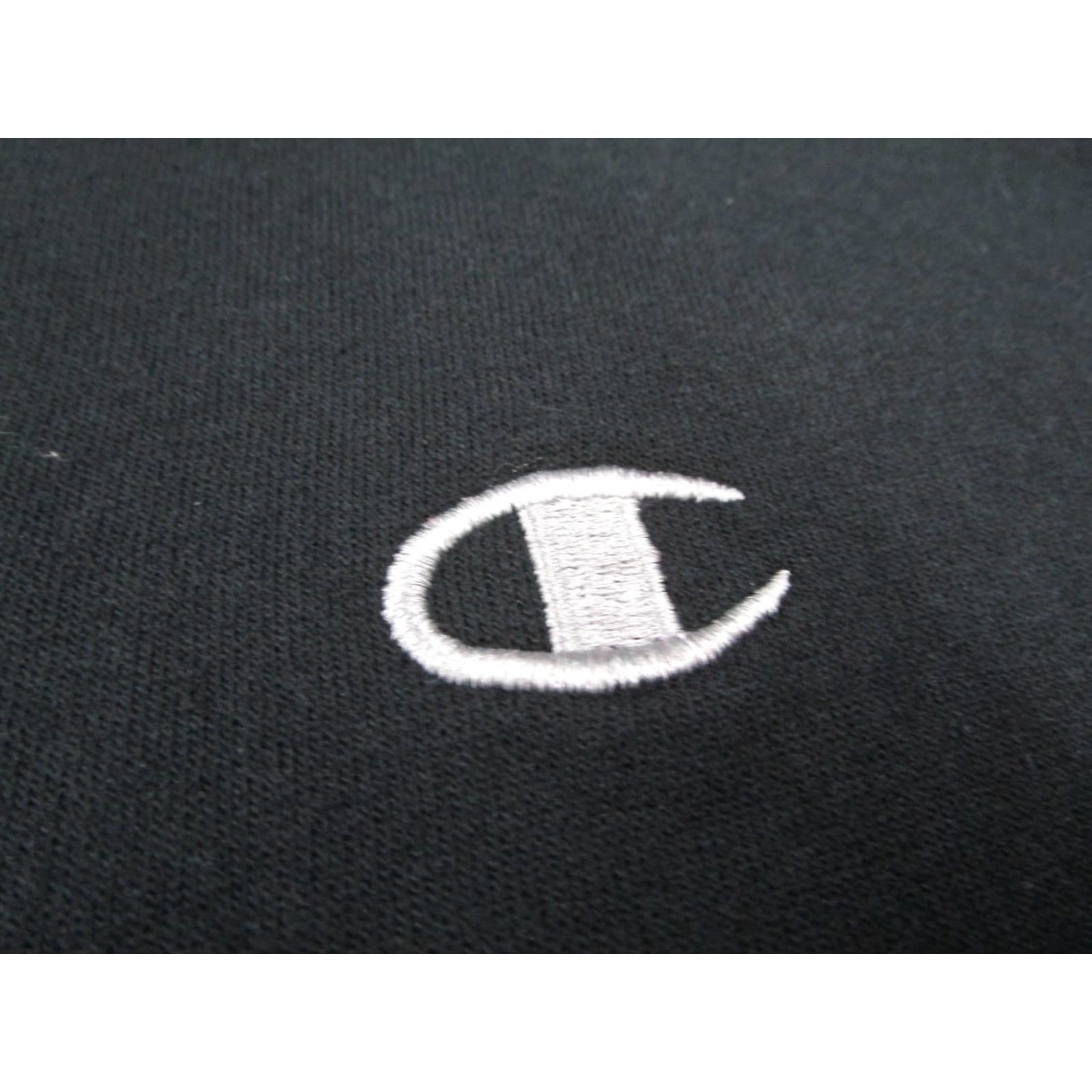 Champion VINTAGE Champion Sweatshirt Mens Large Dark Blue Pullover Long Sleeve Cotton Blend Y2K Sort Size US L / EU 52-54 / 3 - 3 Thumbnail