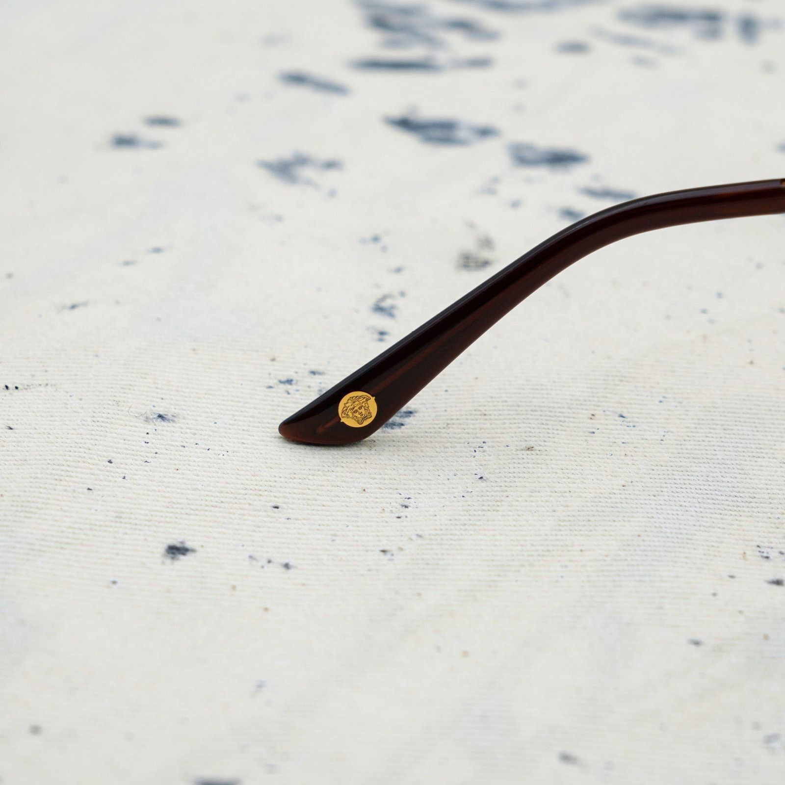 Versace Versace mod 2113 brown gradient gold medusa mask sunglasses Size ONE SIZE - 8 Thumbnail