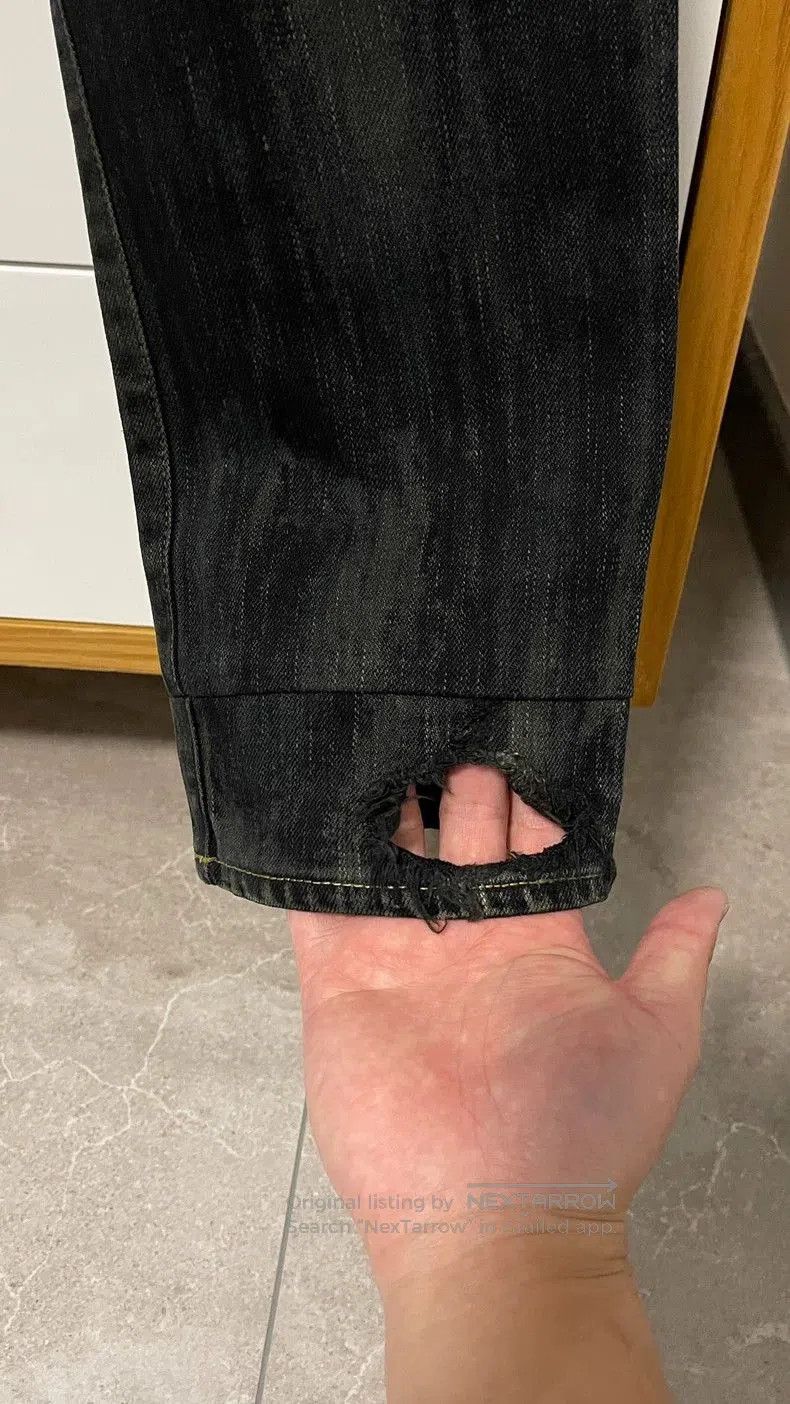 Saint Laurent Paris Saint Laurent Black Ripped Jeans D02. Size US 31 - 6 Thumbnail