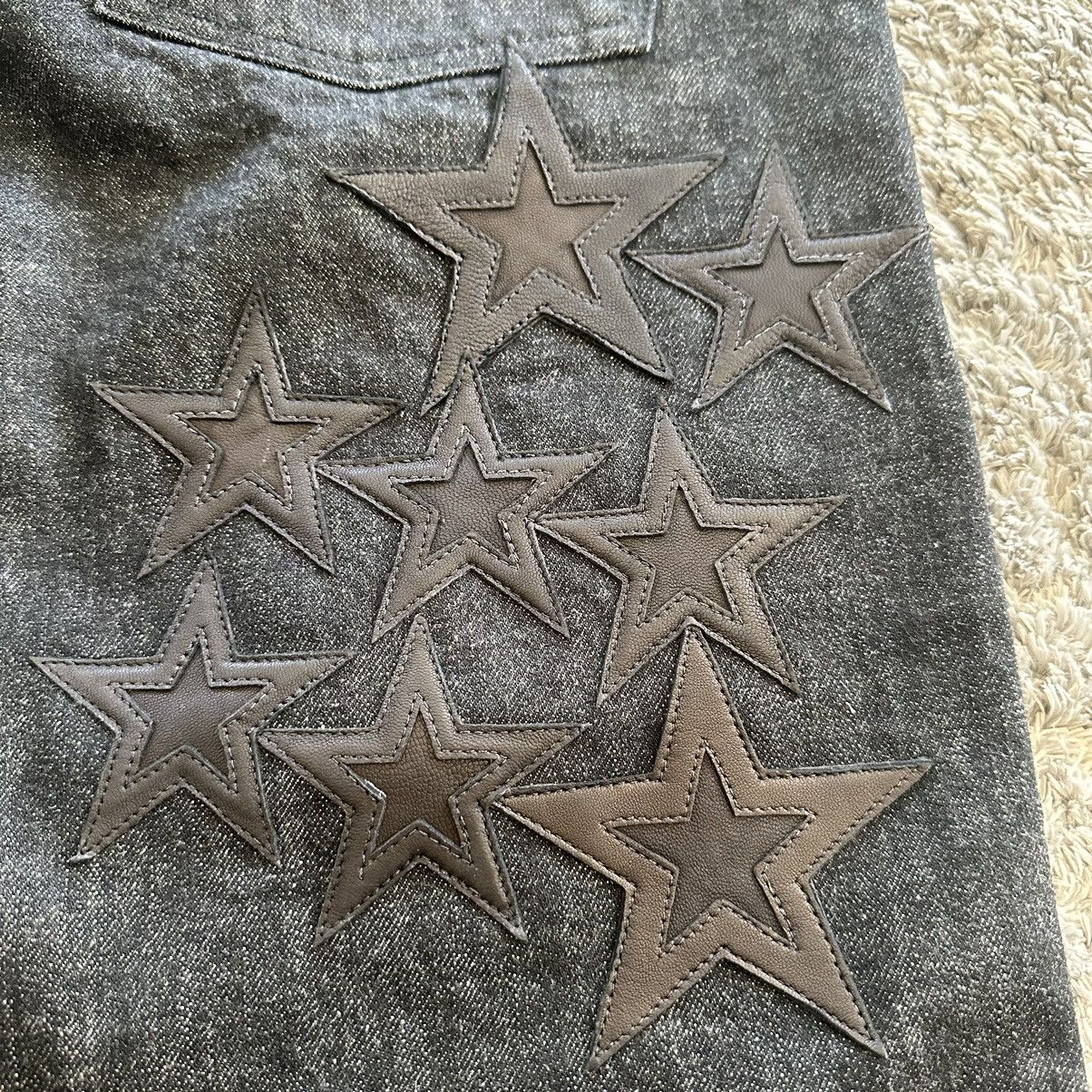 Chrome Hearts Chrome Hearts Black Double Knee Star Patches Denim Size US 36 / EU 52 - 8 Thumbnail