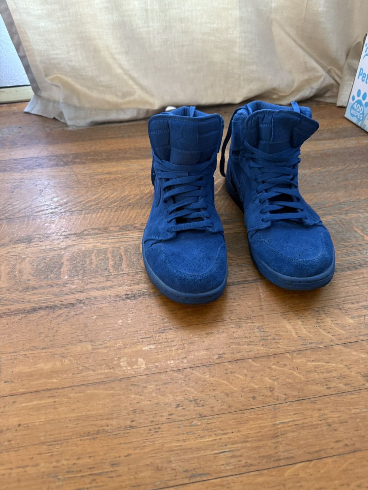 Jordan Brand × Nike Jordan 1 Retro Blue Suede Size US 10.5 / EU 43-44 - 3 Thumbnail