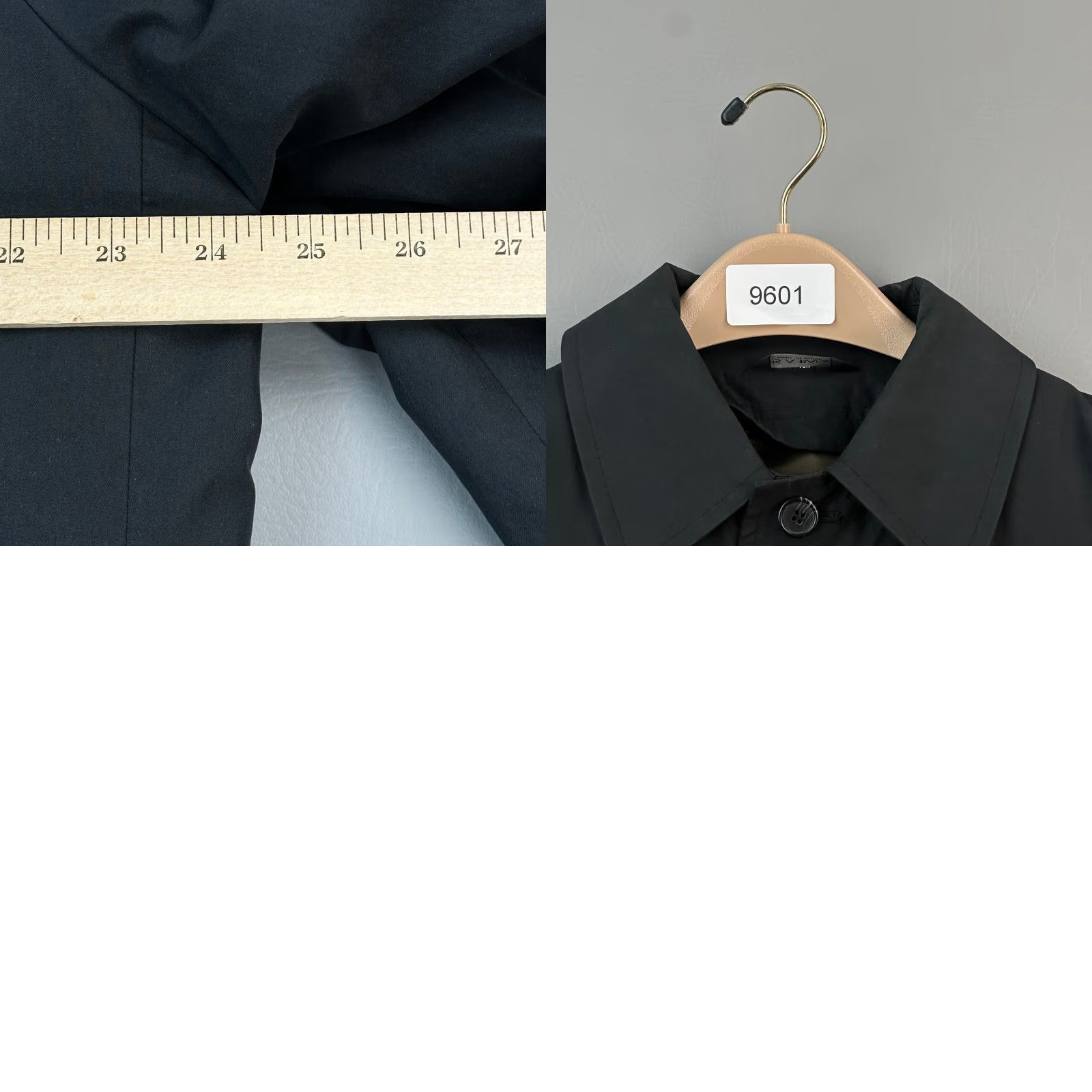 Jos. A. Bank Jos A Bank Jacket Mens 40R Black Wool Lined Trench Coat Removable Liner Casual Wool Lined Coat Black 40R Mens Trench Coat Winter Casual Jacket Size US XXS / EU 40 - 9 Thumbnail