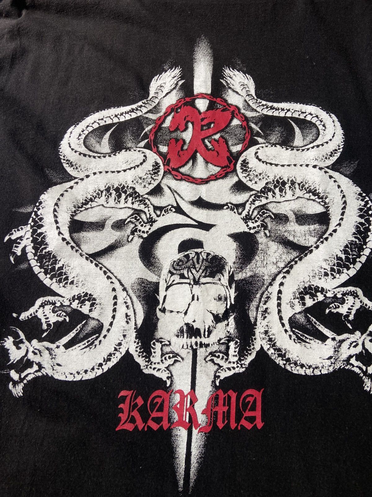 Japanese Brand Los Angeles Karma Dragon Print Shirt Size US L / EU 52-54 / 3 - 3 Thumbnail