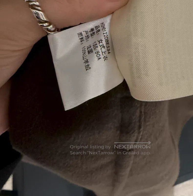 Hermes Hermes Double-Faced Cashmere Mid-Length Coat Size XXS / US 00 / IT 34 - 4 Thumbnail