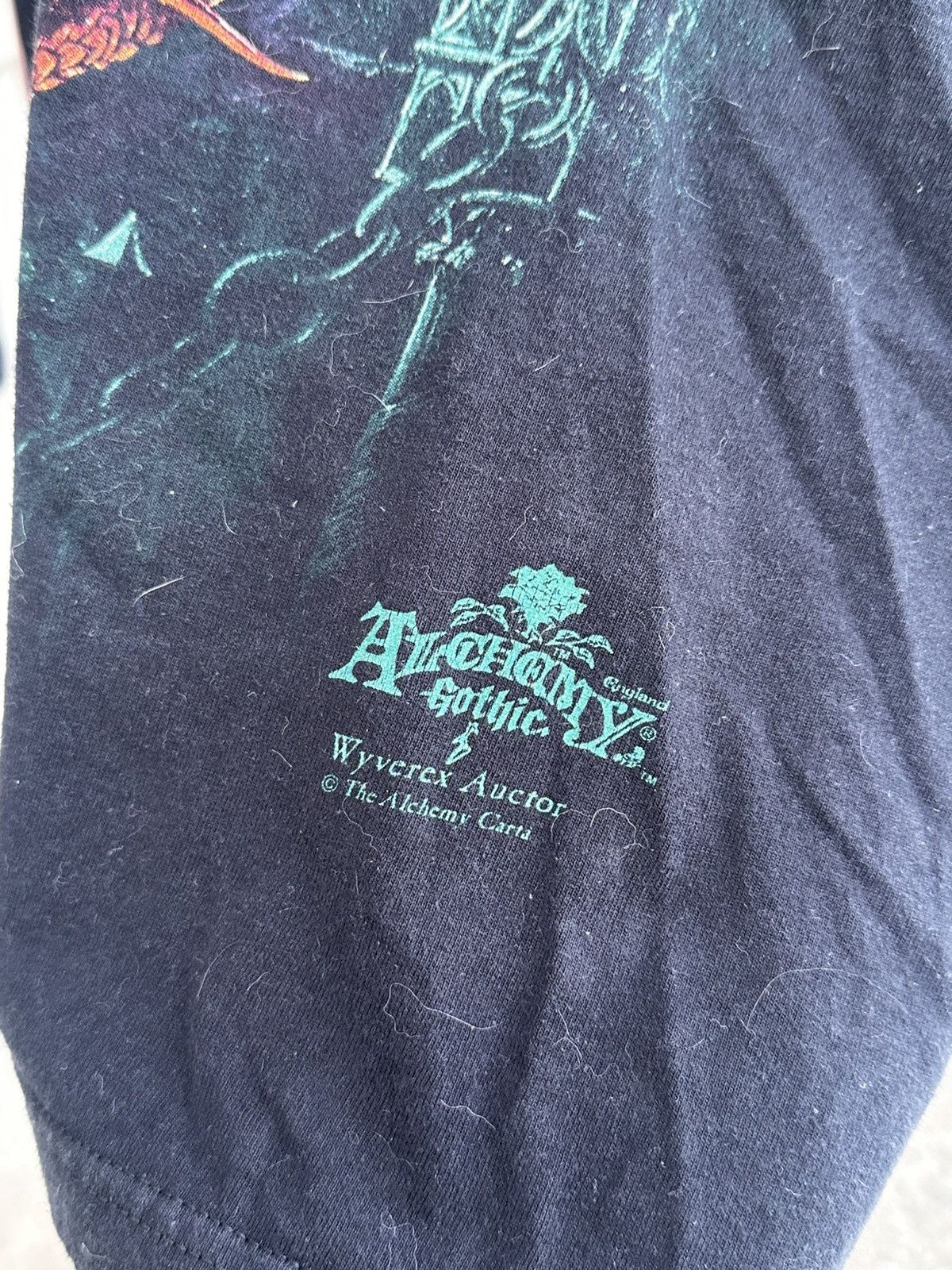 Vintage Vintage Alchemy Gothic “Wyverex Auctor” Dragon Longsleeve Size US L / EU 52-54 / 3 - 7 Thumbnail