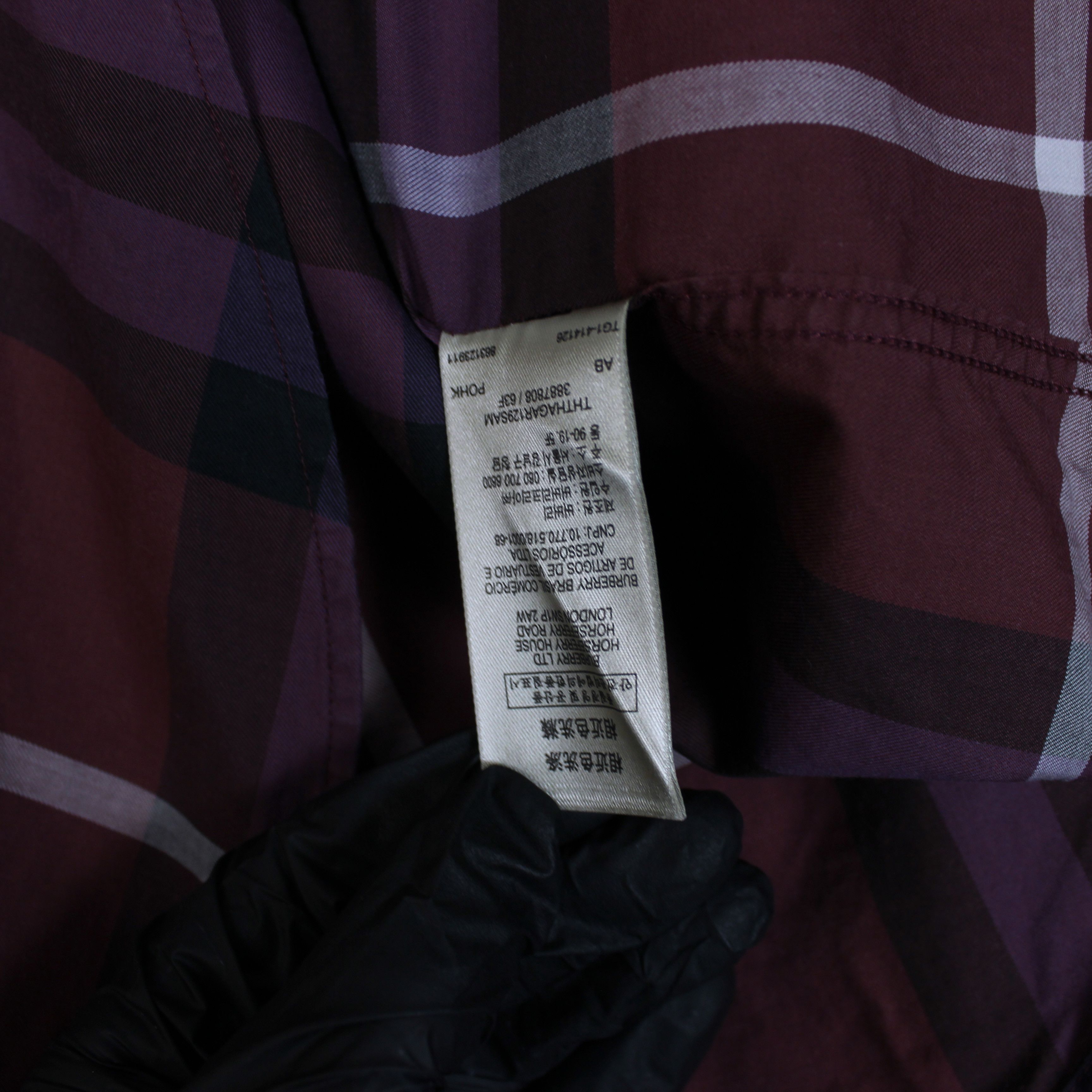 Burberry Burberry vintage button Ups shirt nova purple M cotton Size US M / EU 48-50 / 2 - 11 Thumbnail