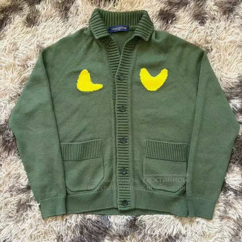 Louis Vuitton Louis Vuitton Tiger head cardigan sweater Size US L / EU 52-54 / 3 - 1 Thumbnail
