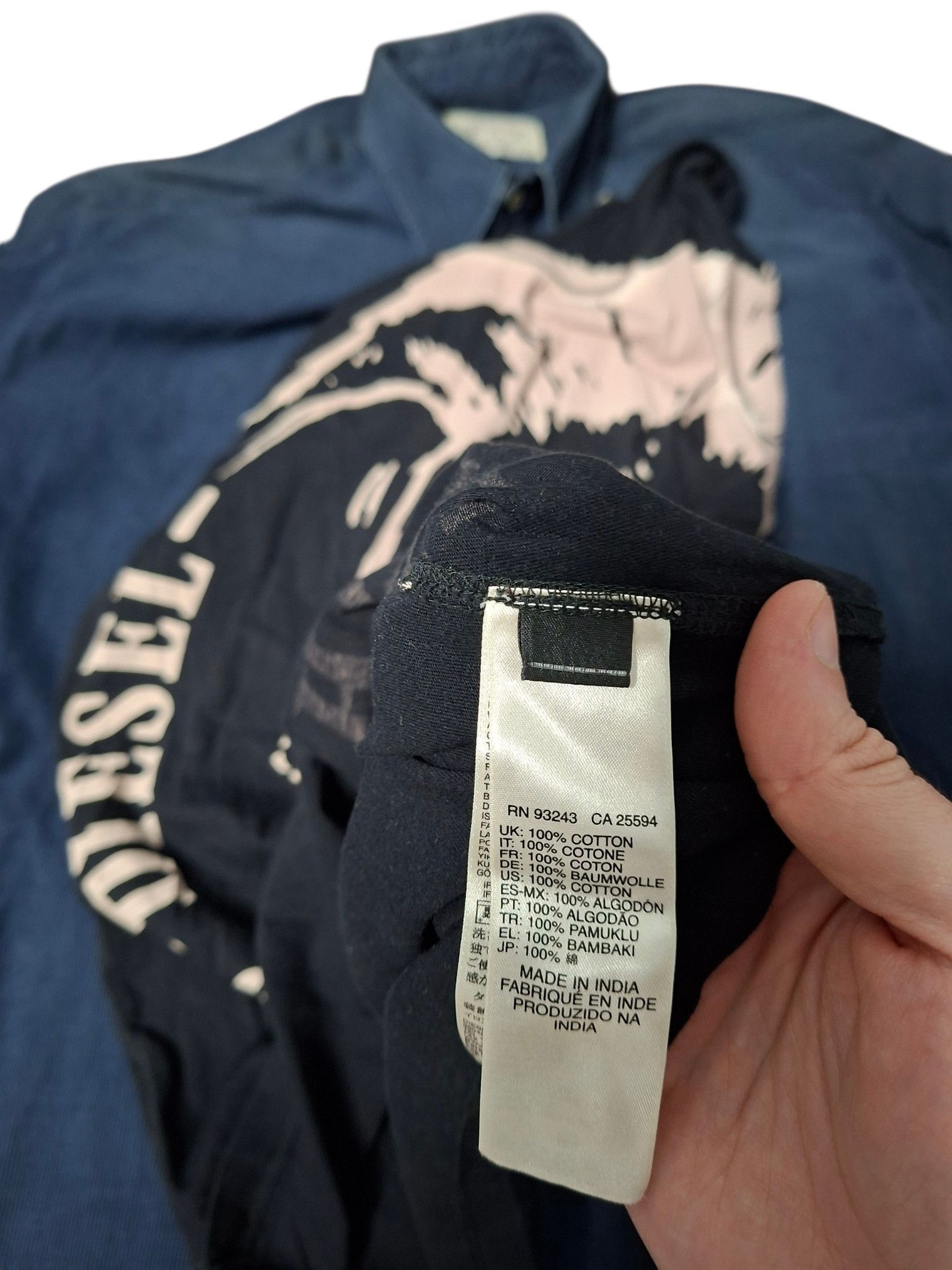 Diesel DIESEL VINTAGE BIG LOGO AVANT GARDE SLEVELESS TEE Size US S / EU 44-46 / 1 - 6 Thumbnail