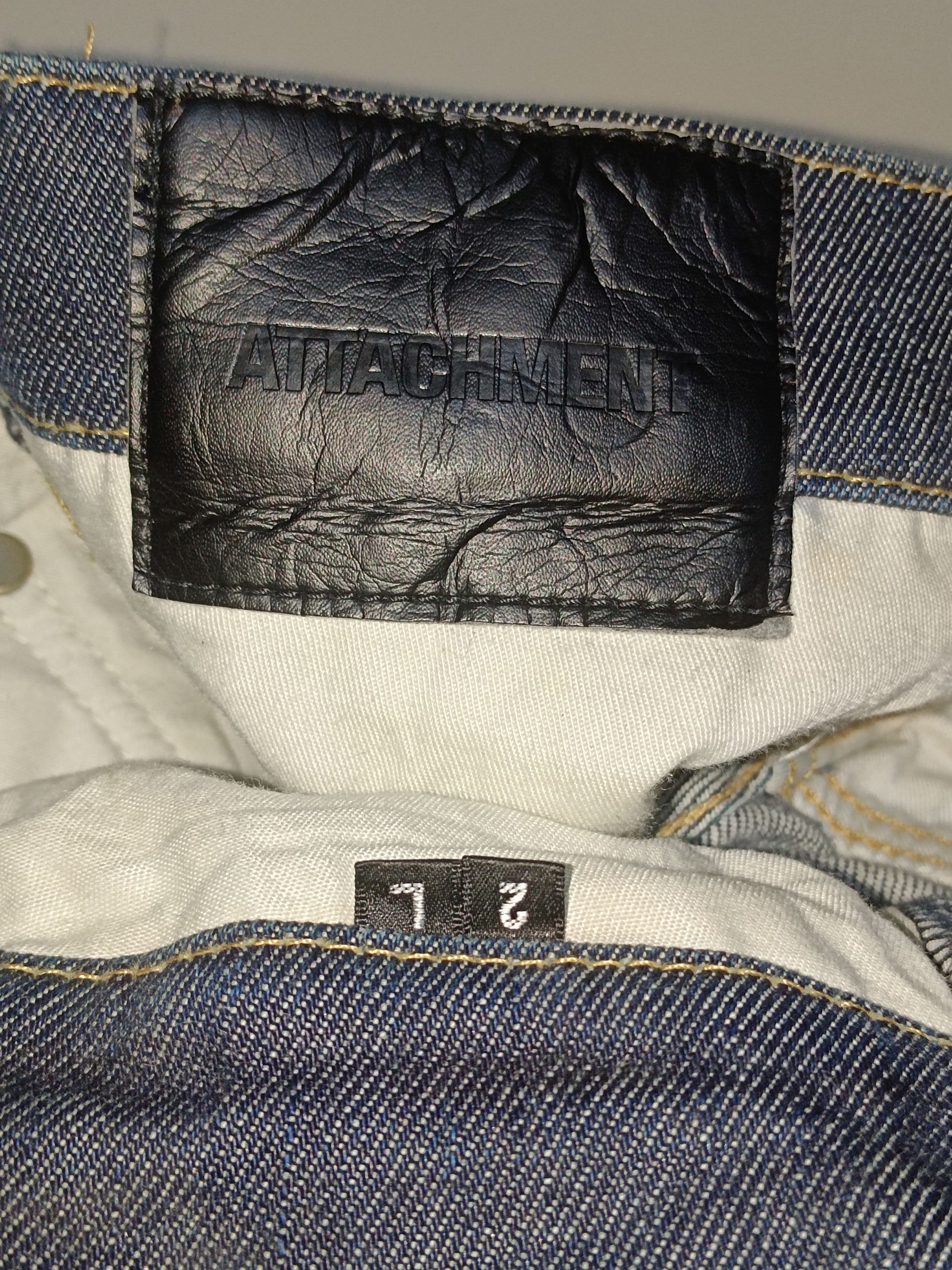 Attachment × Kazuyuki Kumagai Attachment Kazuyuki Kumagai Attachment Denim Jeans Size US 32 / EU 48 - 8 Thumbnail