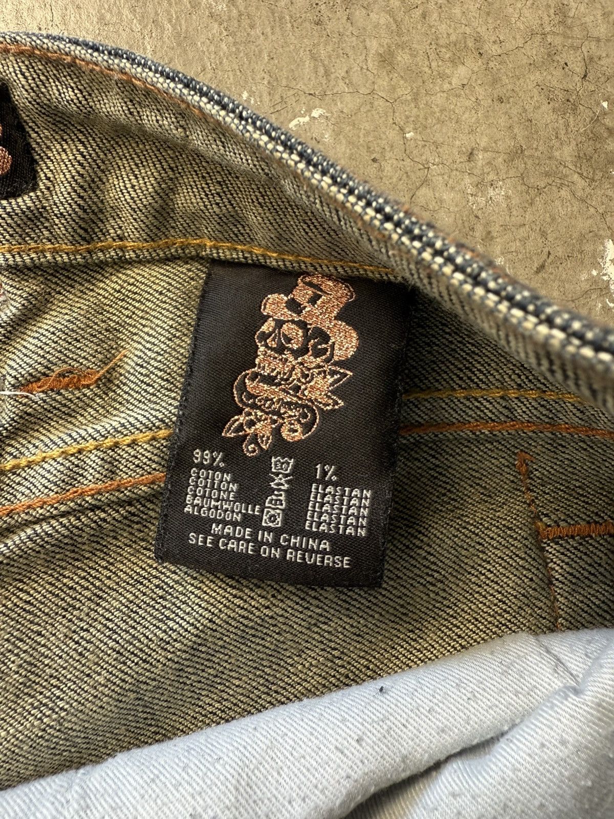 Ed Hardy Women’s Ed hardy vintage Y2K 00s straight fit denim tiger 28 Size 28" / US 6 / IT 42 - 5 Thumbnail