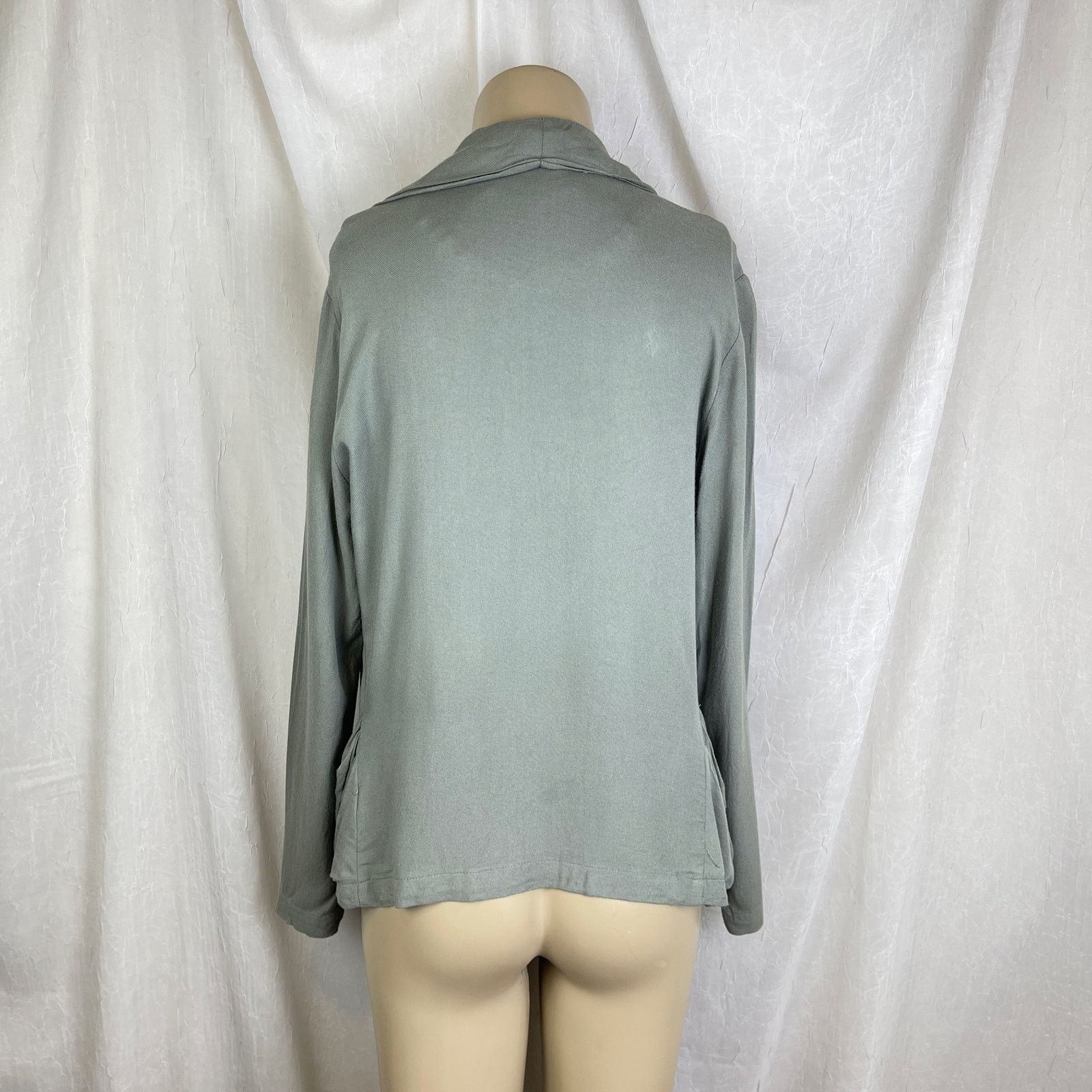 Forever 21 Forever 21 Gray Slouchy Waterfall Duster Jacket Cozy Small Size S / US 4 / IT 40 - 7 Thumbnail
