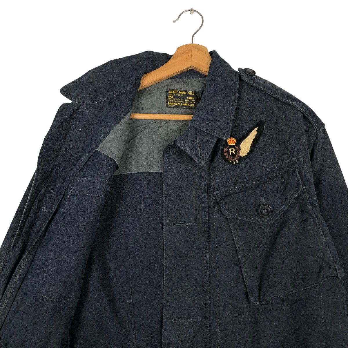 Polo Ralph Lauren 🔥ROYAL BLUE INSPECTOR RRL UNIFORM COMBAT GARMENTS LTD ARMY Size US S / EU 44-46 / 1 - 12 Thumbnail