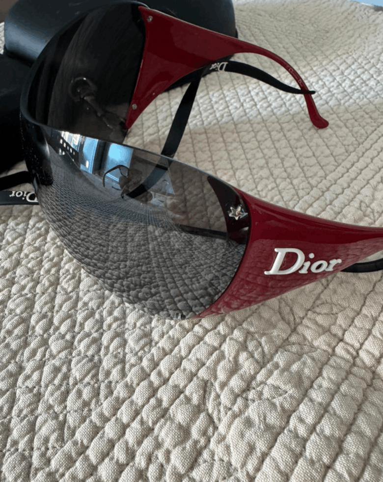 Dior DIOR Sunglasses Ski 1 Galliano 2003 Wrap Shield Mask Ski Size ONE SIZE - 6 Thumbnail