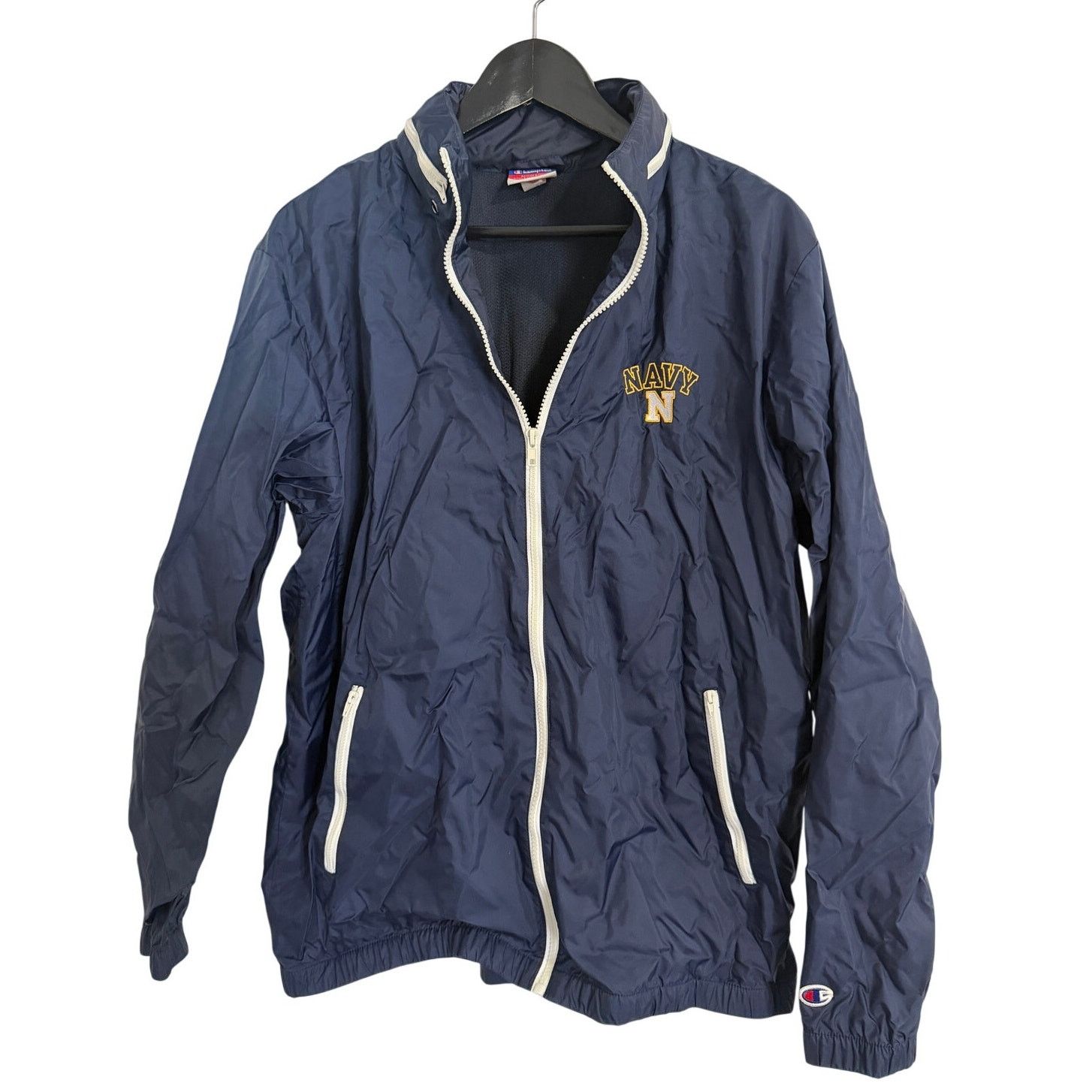 Champion US Naval Academy Midshipmen Zip-Up Windbreaker Size Large Size US L / EU 52-54 / 3 - 1 Thumbnail