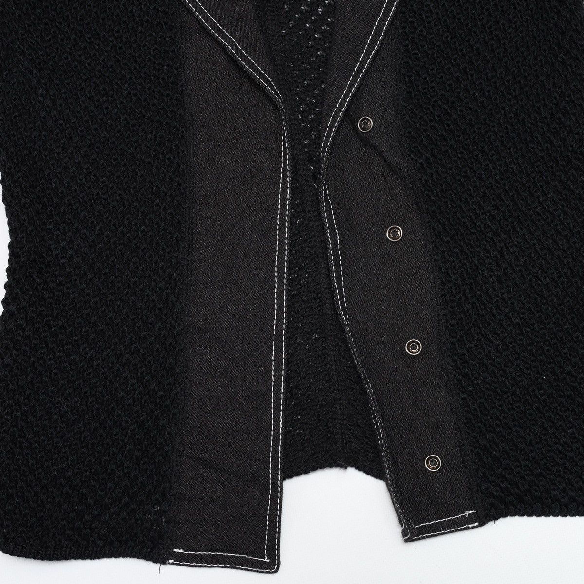 Armani Armani Jeans Cotton Knitted Blazer Cable Size M / US 6-8 / IT 42-44 - 10 Thumbnail