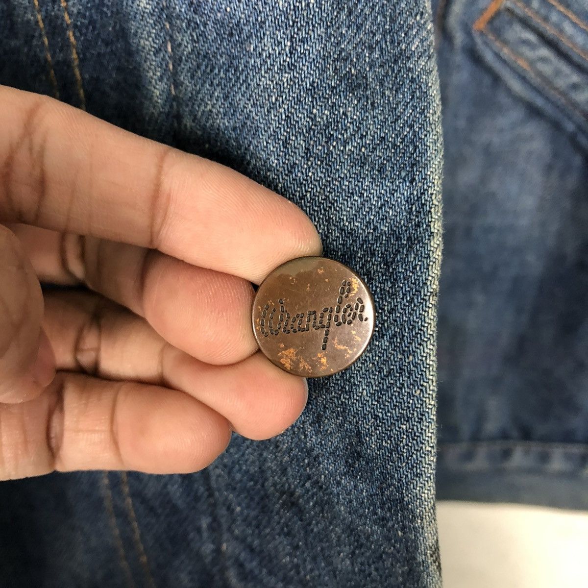 Vintage 🔥VINTAGE TRUCKER DENIM JACKET BLANKET WRANGLER UNION MADE Size US L / EU 52-54 / 3 - 18 Thumbnail