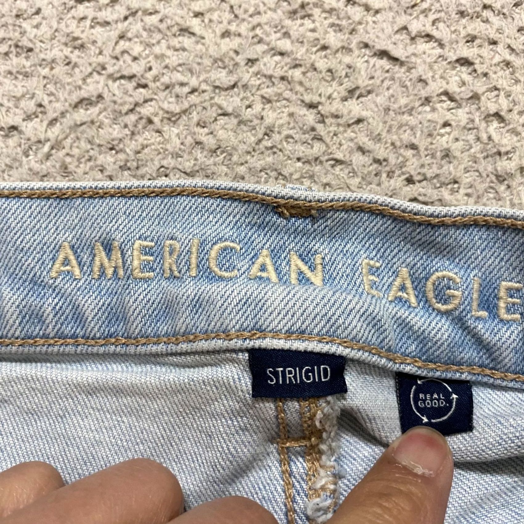 American Eagle Outfitters American Eagle Outfitters Womens Jeans Shorts Blue Denim Distressed Cut-Off 3" Inseam 8 Regular XS? Size 30" / US 8 / IT 44 - 3 Thumbnail