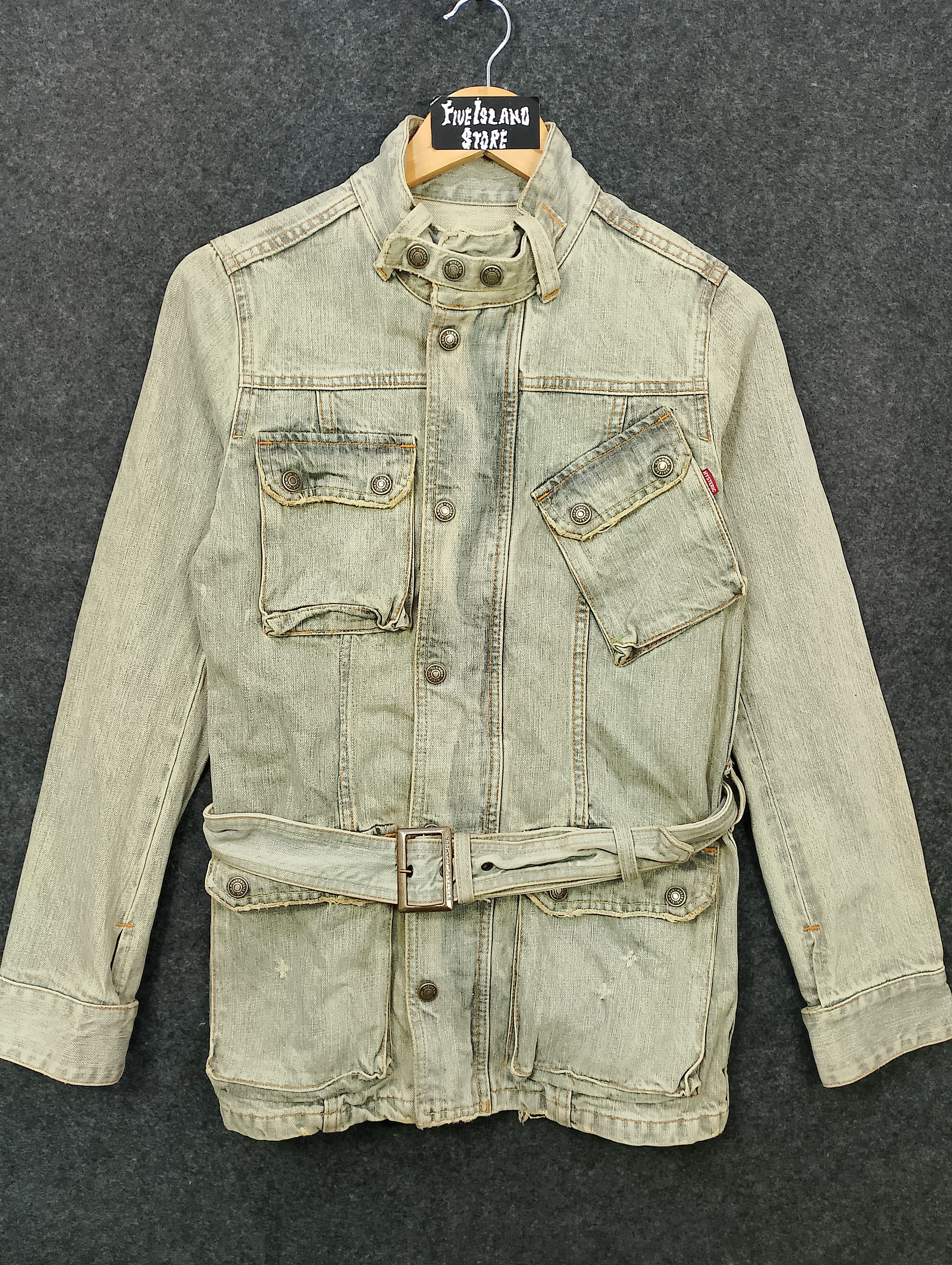 Hysteric Glamour KINKY JEANS Hysteric Glamour Belted Denim Jacket Size US S / EU 44-46 / 1 - 1 Thumbnail