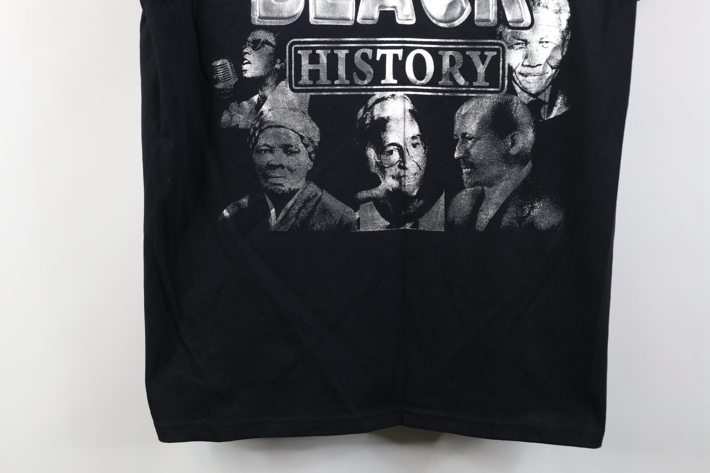 Vintage Deadstock Vintage Obama MLK Jr Malcolm X Mandela T-Shirt Size US L / EU 52-54 / 3 - 3 Thumbnail