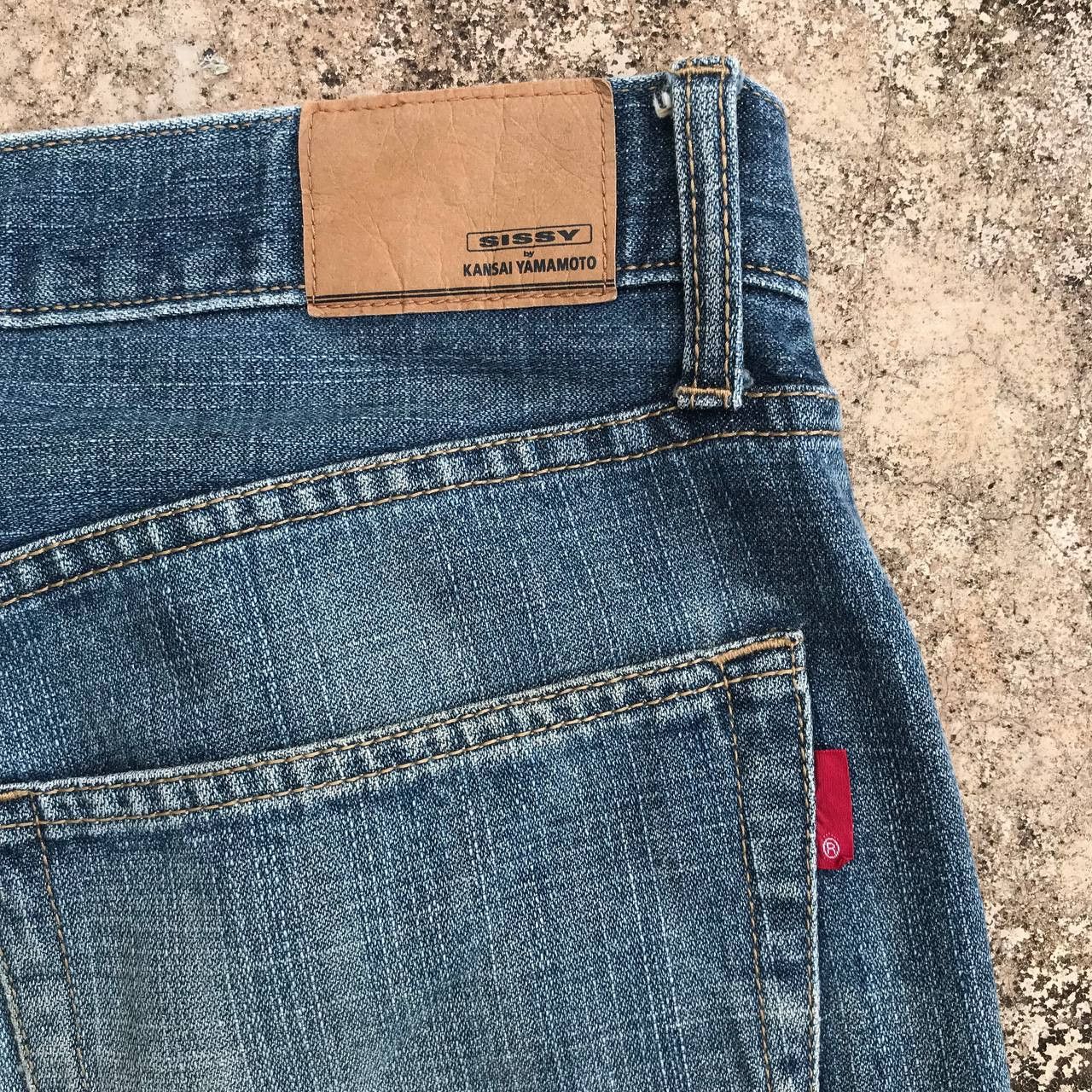 Kansai Yamamoto VINTAGE KANSAI YAMAMOTO DISTRESSED DENIM W29X29 Size US 29 - 8 Thumbnail