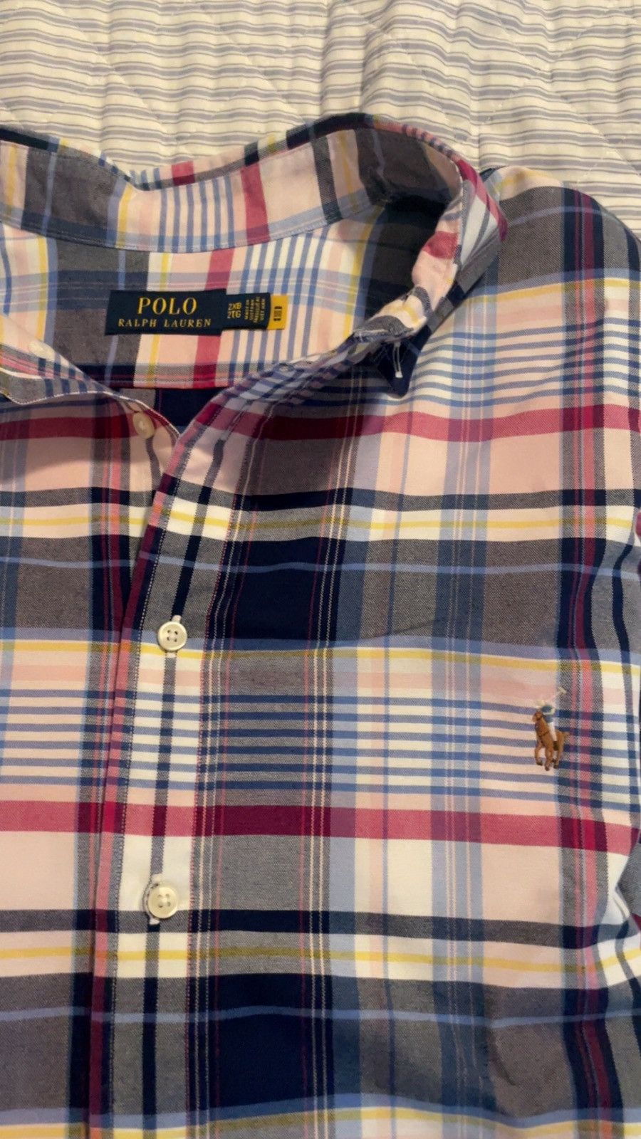 Polo Ralph Lauren Polo Ralph Lauren Plaid Button-Down (Never Worn) Size US XXL / EU 58 / 5 - 1 Thumbnail