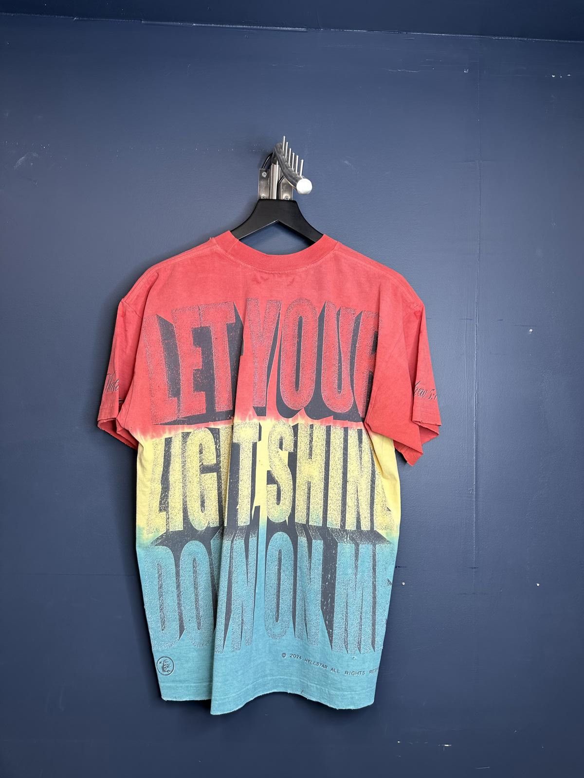 Designer Brand New HELLSTAR Rasta Short Sleeve Tee Size M Size ONE SIZE - 2 Thumbnail