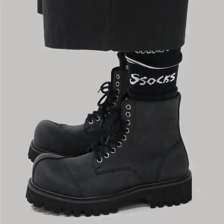 Designer × Japanese Brand Retro High Top Hundred Martin Boots Size US 8 / EU 41 - 1 Thumbnail