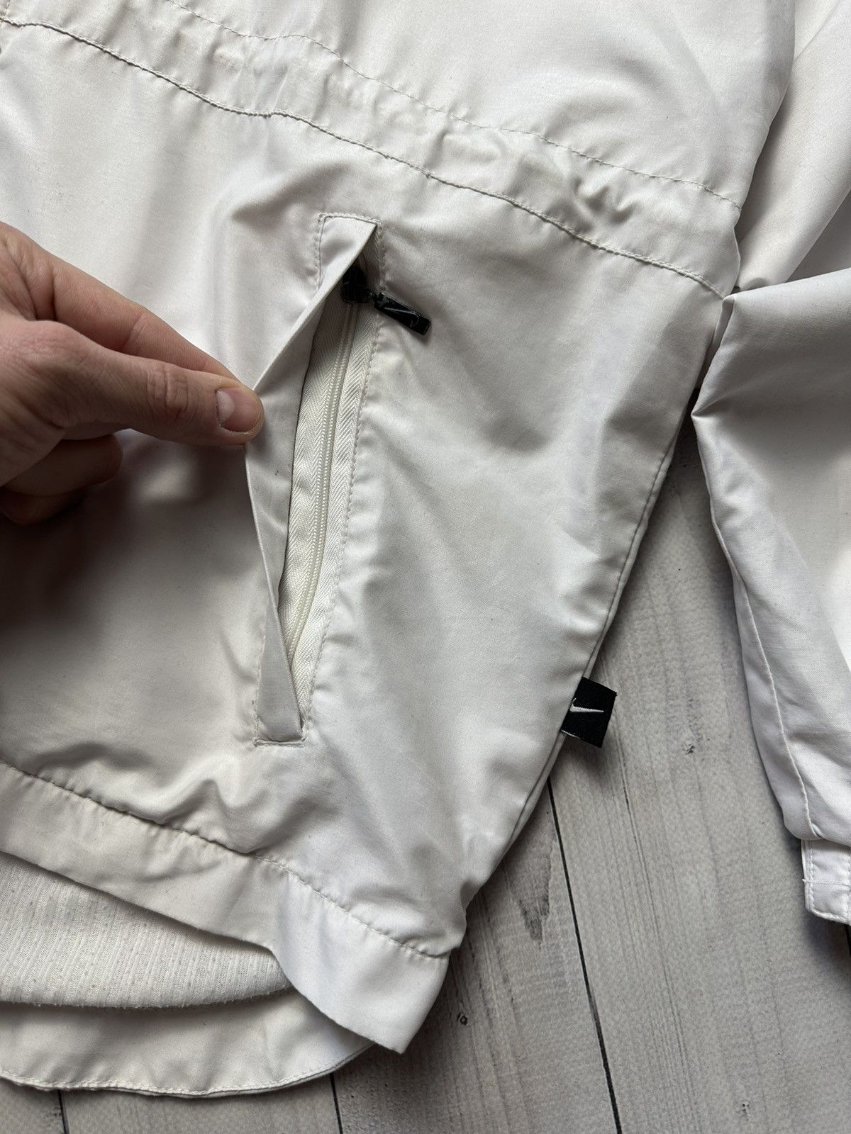 Nike × Vintage Vintage Nike jacket white logo size M/L Size US M / EU 48-50 / 2 - 4 Thumbnail
