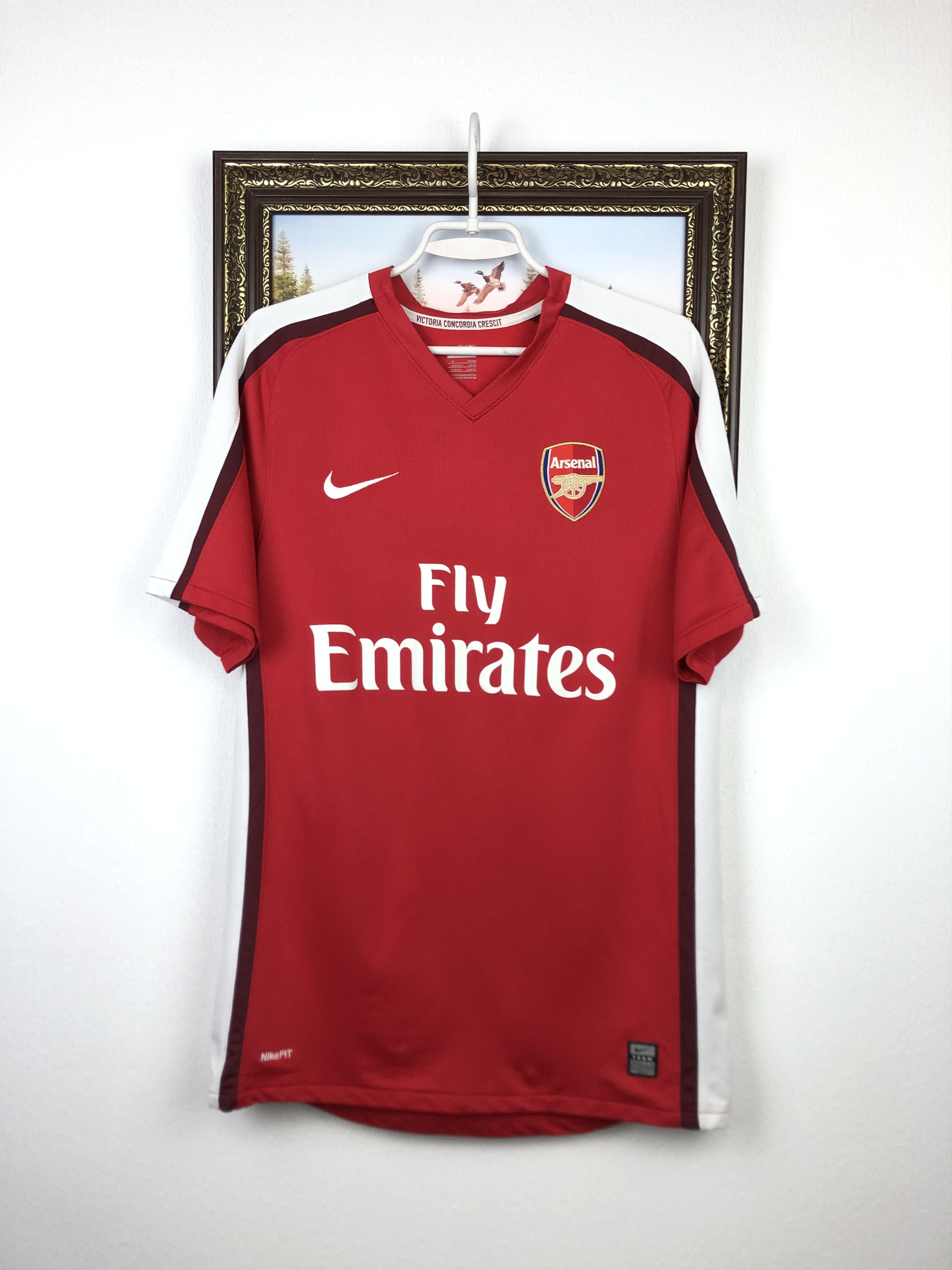 Nike Arsenal football shirt 2008 Soccer Nike Jersey Trikot Tee Size US M / EU 48-50 / 2 - 1 Thumbnail