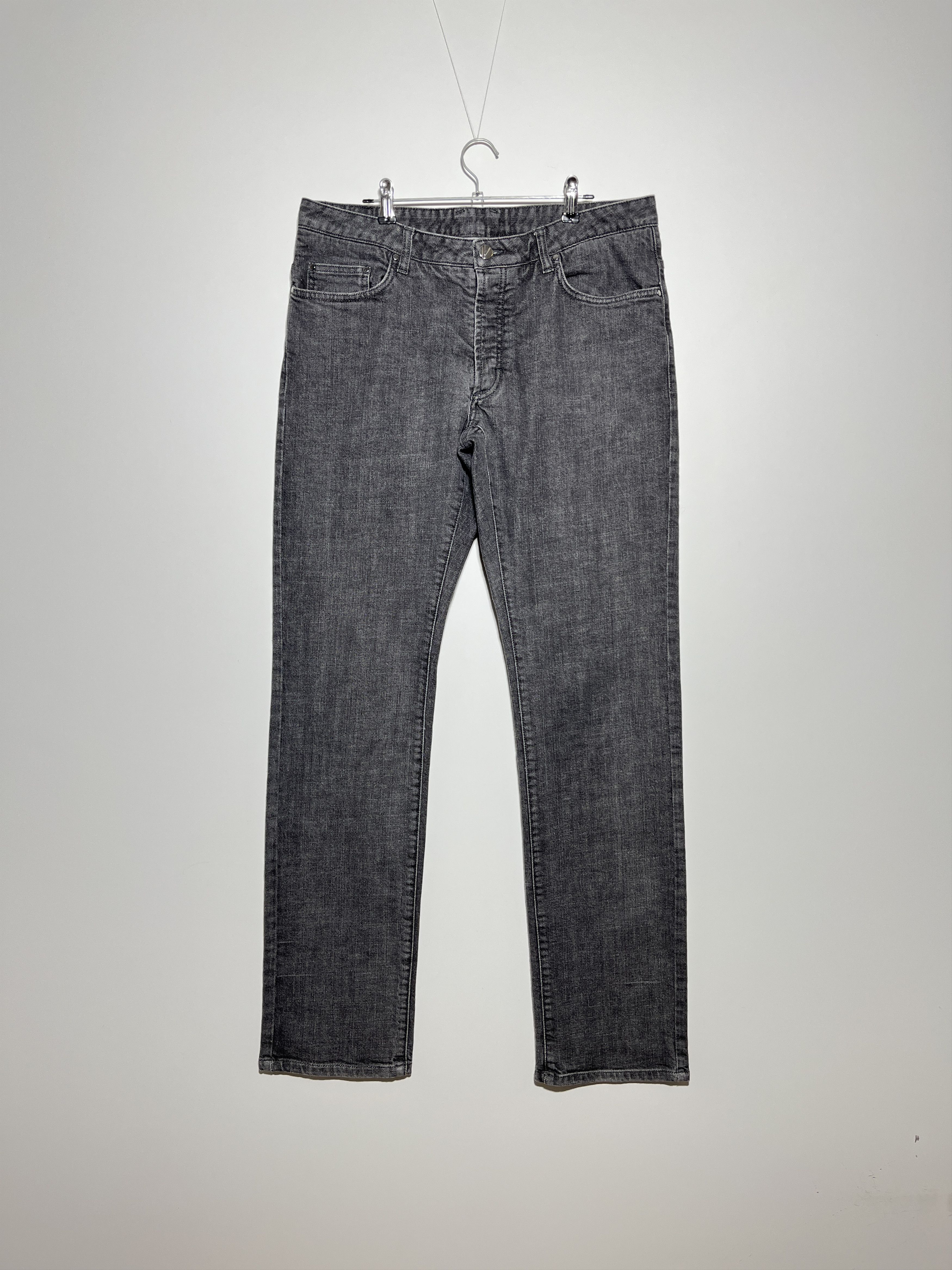 Versace Versace Collection Gray Washed Jeans Pants Size 35 Size US 35 - 1 Thumbnail